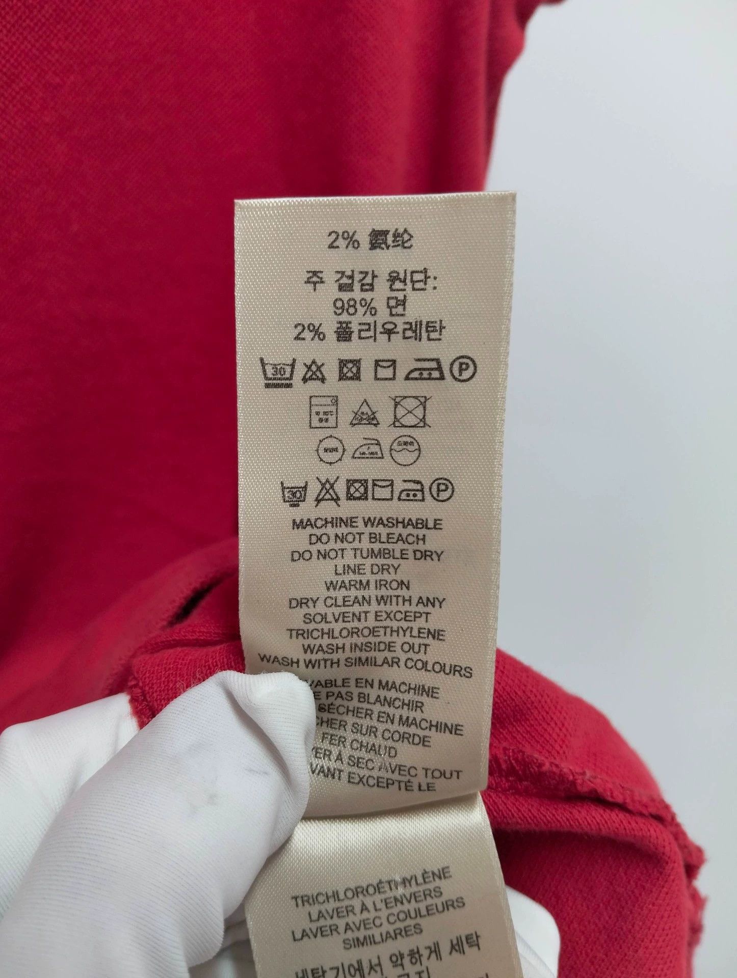 Burberry Burberry Red Polo Shirt S - dmc Size US S / EU 44-46 / 1 - 5 Thumbnail