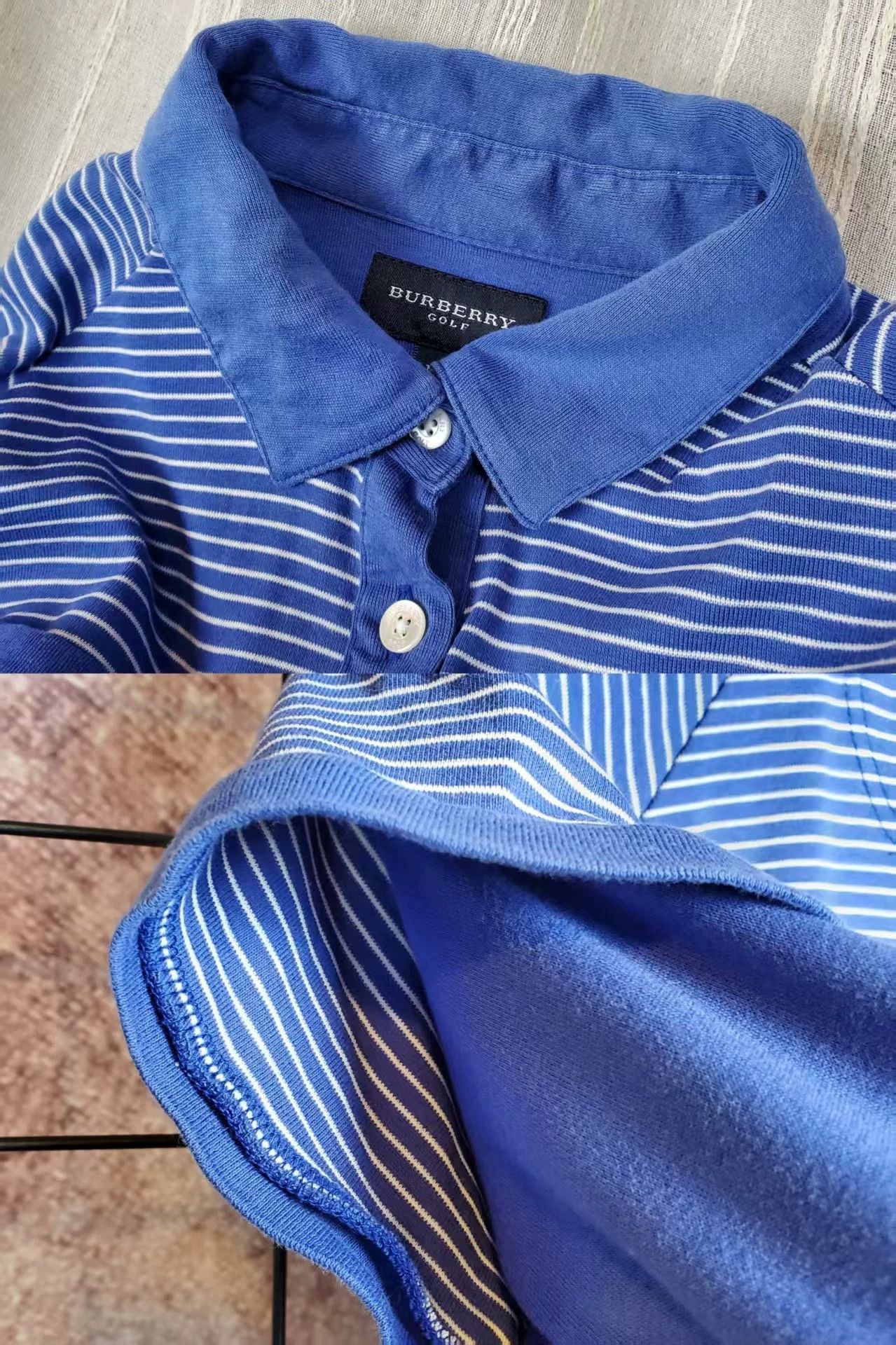 Burberry Burberry Golf Stripe Layered Top - dmc Size US M / EU 48-50 / 2 - 7 Thumbnail