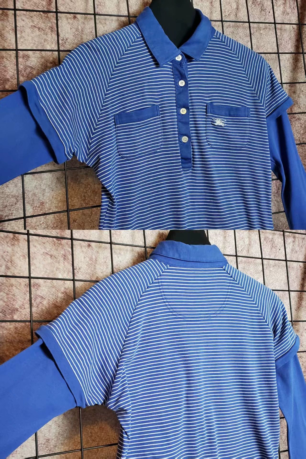Burberry Burberry Golf Stripe Layered Top - dmc Size US M / EU 48-50 / 2 - 4 Thumbnail