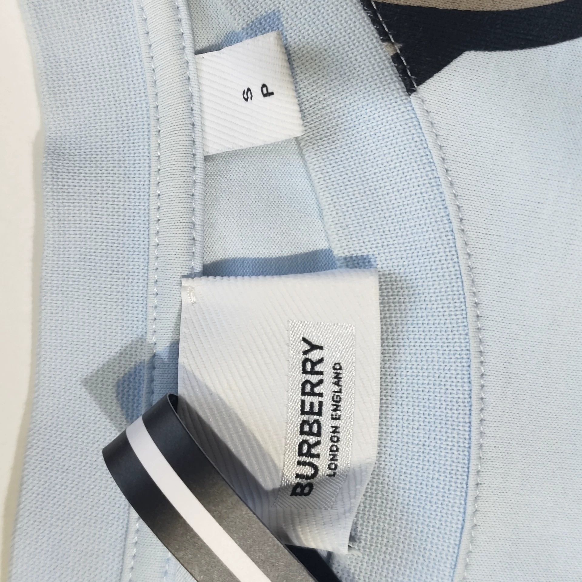 Burberry Burberry Light Blue Twin Horse Short Sleeve Size US S / EU 44-46 / 1 - 3 Thumbnail