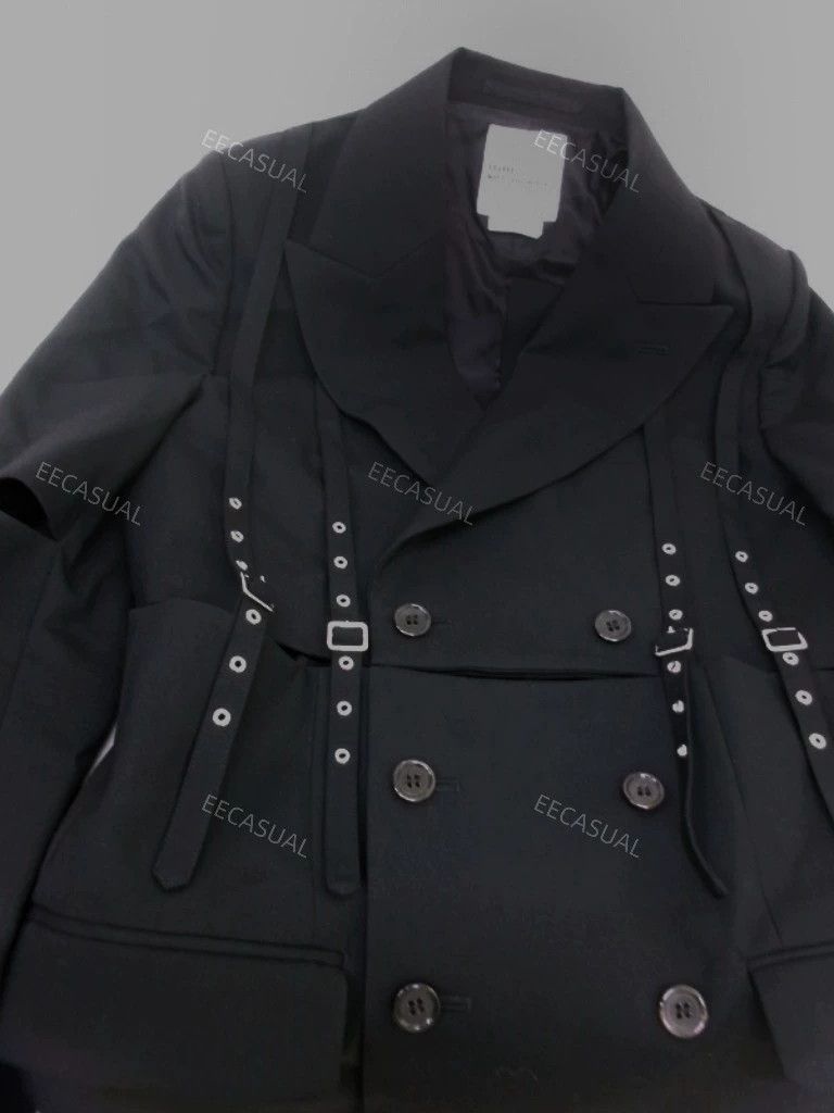 Comme des Garcons Noir Kei Ninomiya Wool Coat 2025 Size US M / EU 48-50 / 2 - 6 Thumbnail