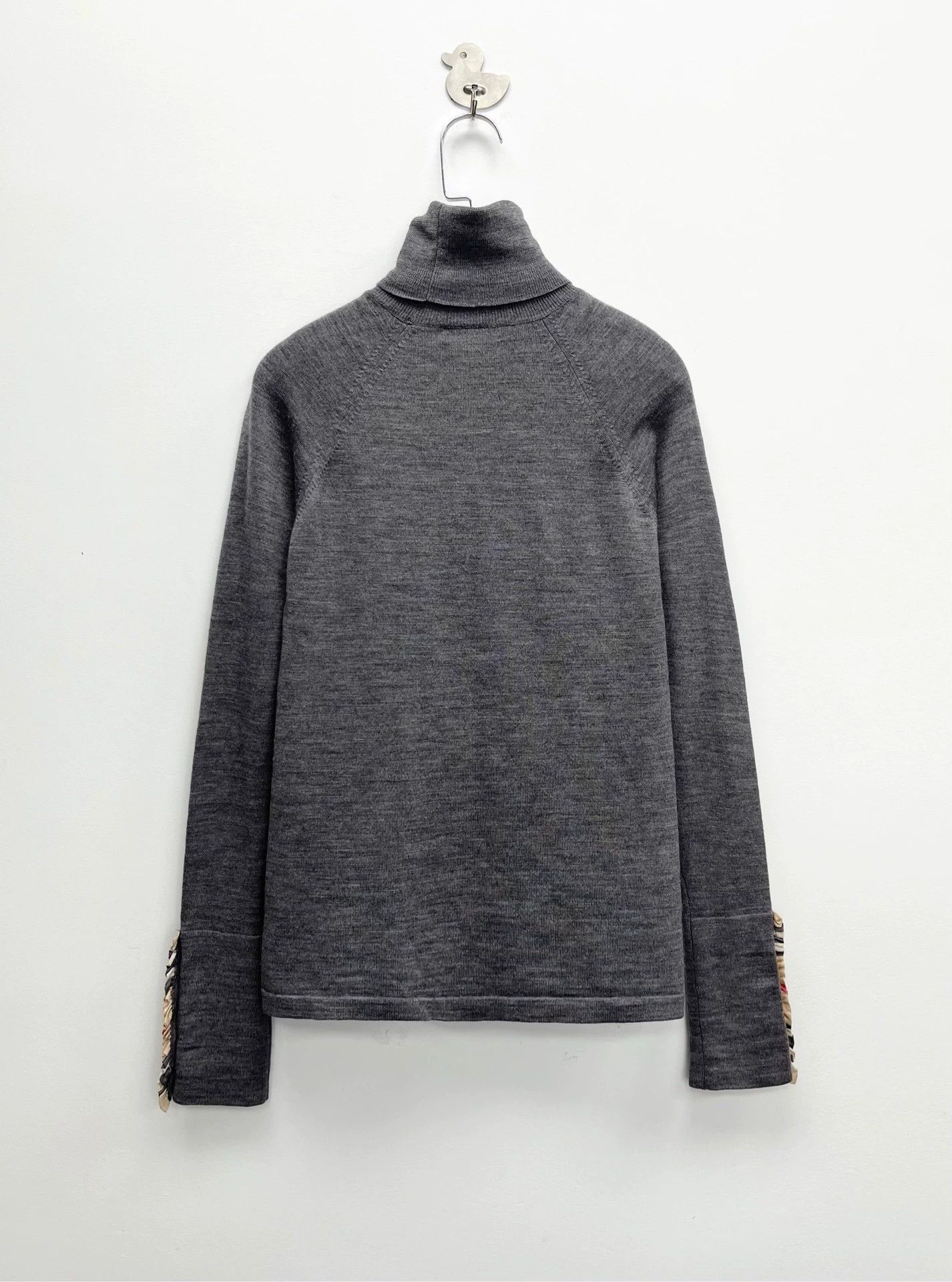 Burberry Burberry Gray Turtleneck Sweater Size US S / EU 44-46 / 1 - 2 Thumbnail