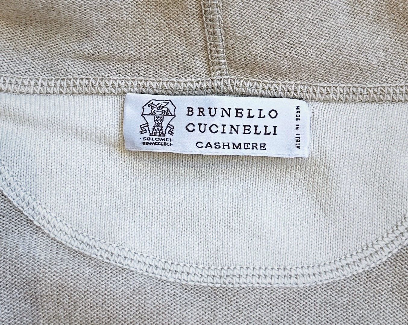 Brunello Cucinelli Brunello Cucinelli Cashmere Silk Hoodie Size US L / EU 52-54 / 3 - 6 Thumbnail