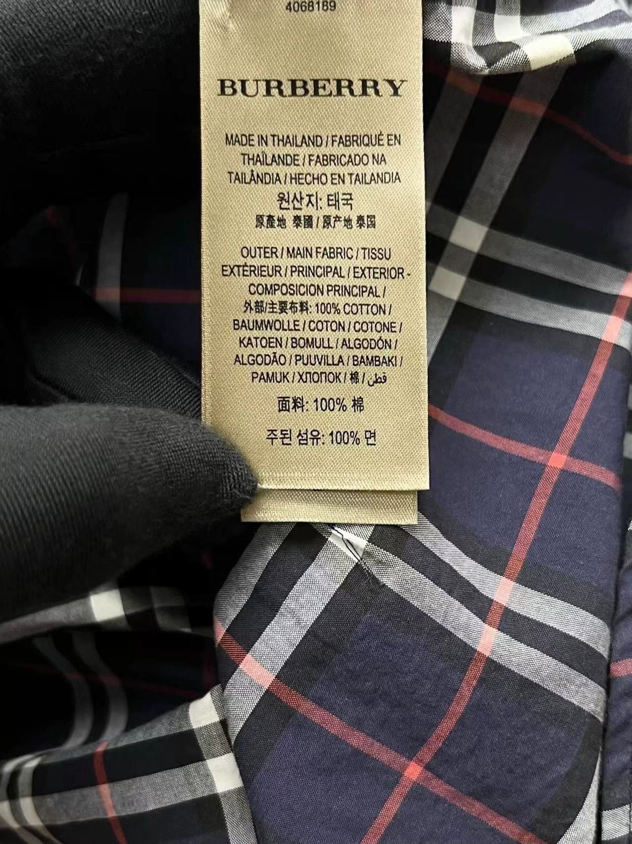 Burberry Burberry Blue Check Shirt Jacket XS Size US XS / EU 42 / 0 - 4 Thumbnail