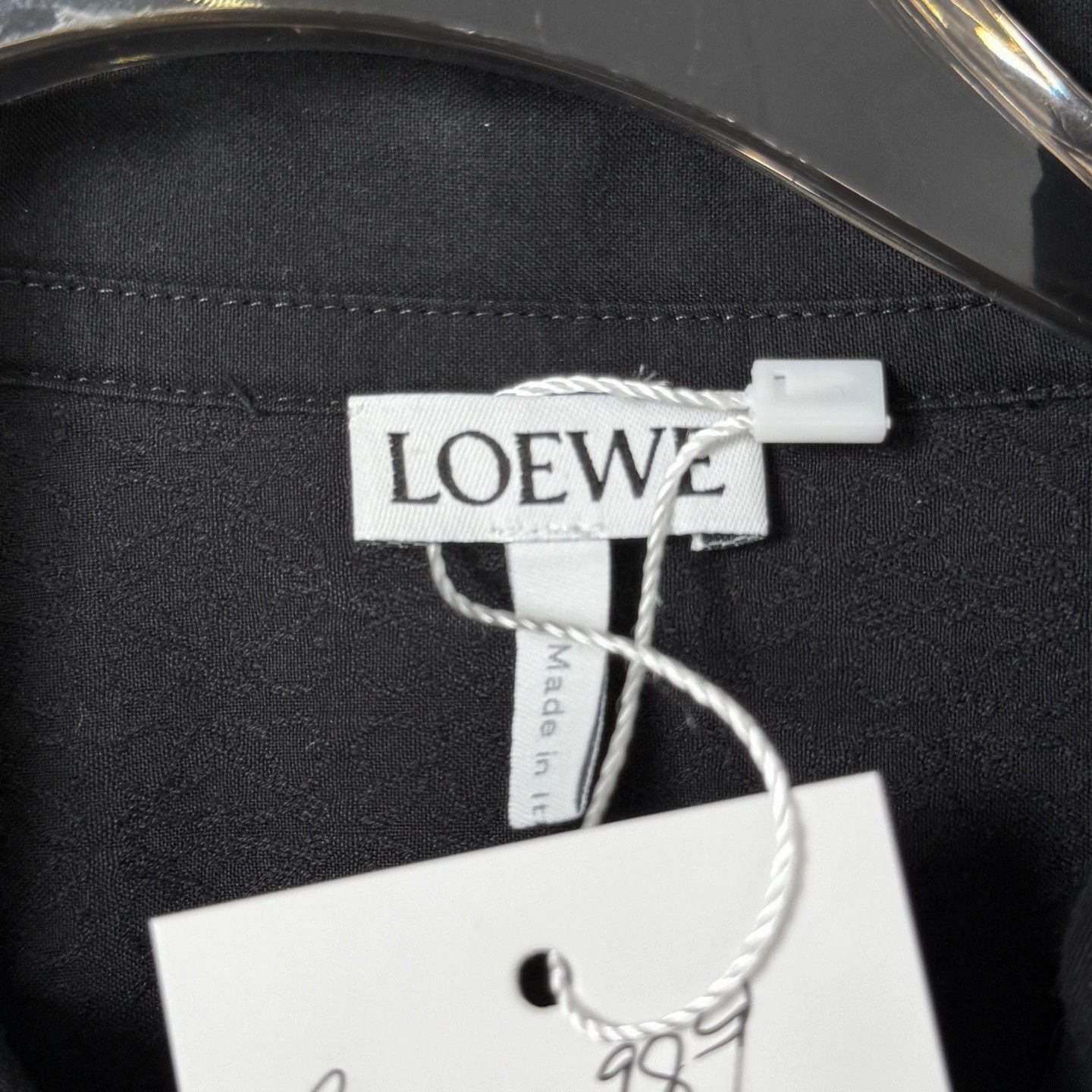 Loewe Loewe GM004989 Black Shirt L Size US L / EU 52-54 / 3 - 4 Thumbnail