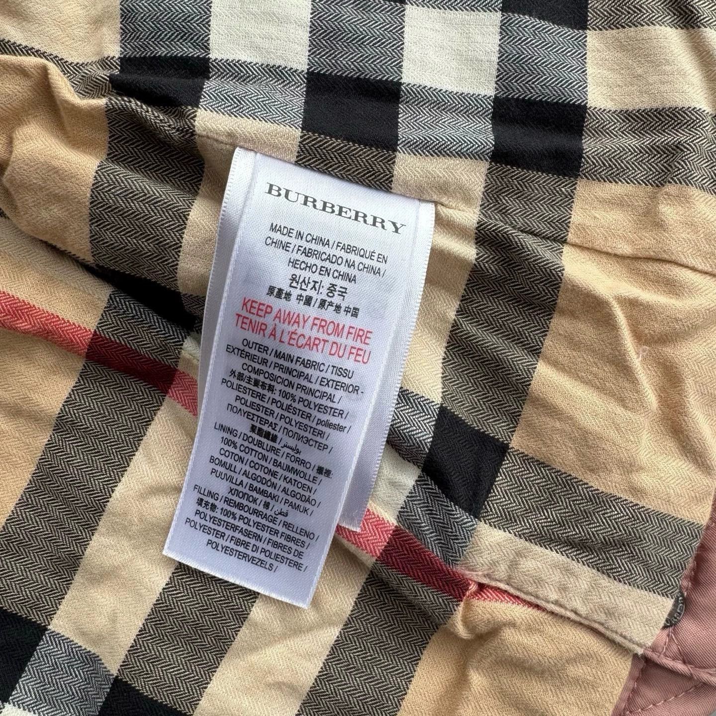 Burberry Burberry Checked Hooded Cotton Coat Size US M / EU 48-50 / 2 - 4 Thumbnail