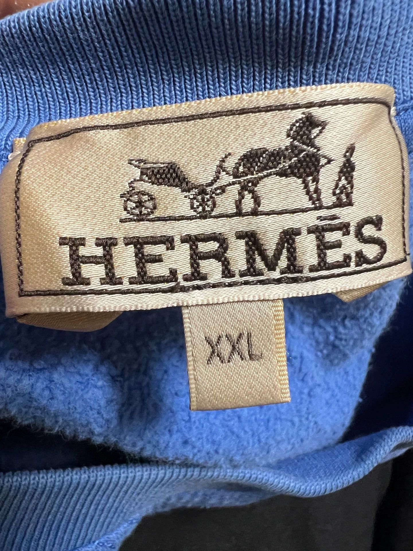 Hermes Hermes Men's Blue Coat Size US XL / EU 56 / 4 - 5 Thumbnail