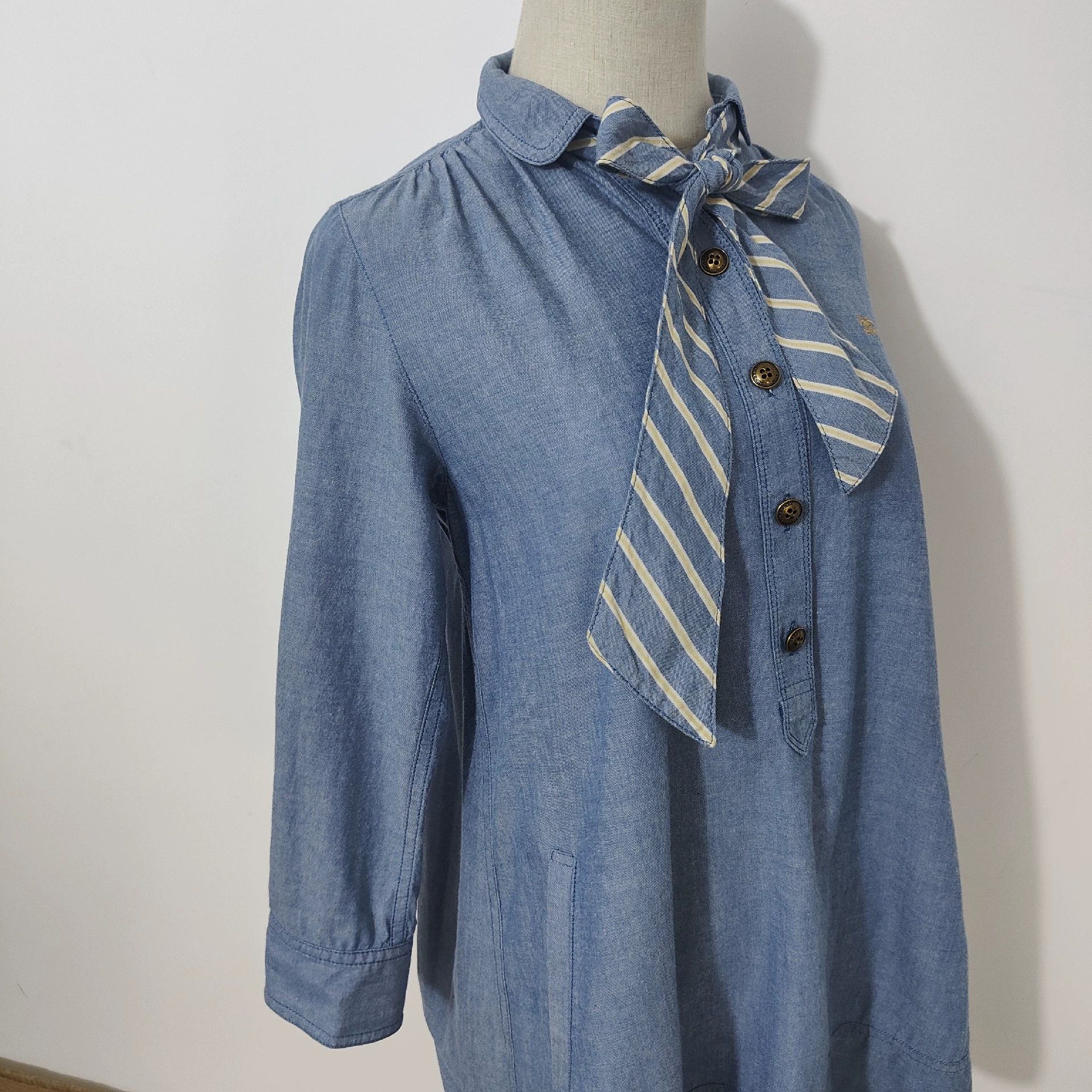 Burberry Burberry Vintage Shirt Dress Size US S / EU 44-46 / 1 - 5 Thumbnail