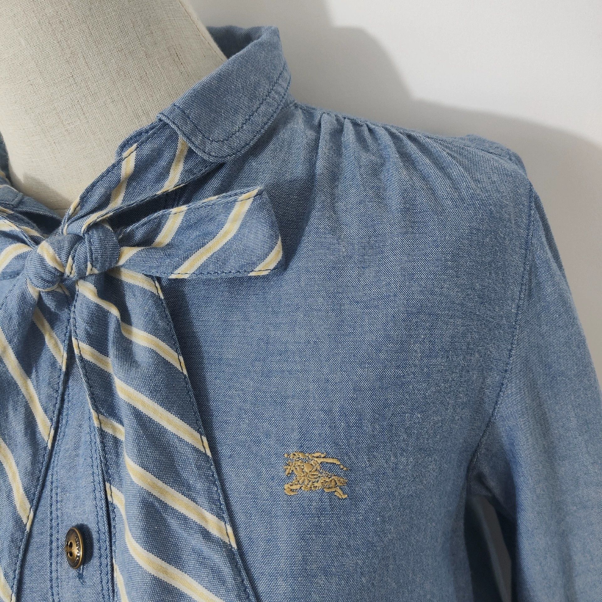 Burberry Burberry Vintage Shirt Dress Size US S / EU 44-46 / 1 - 4 Thumbnail
