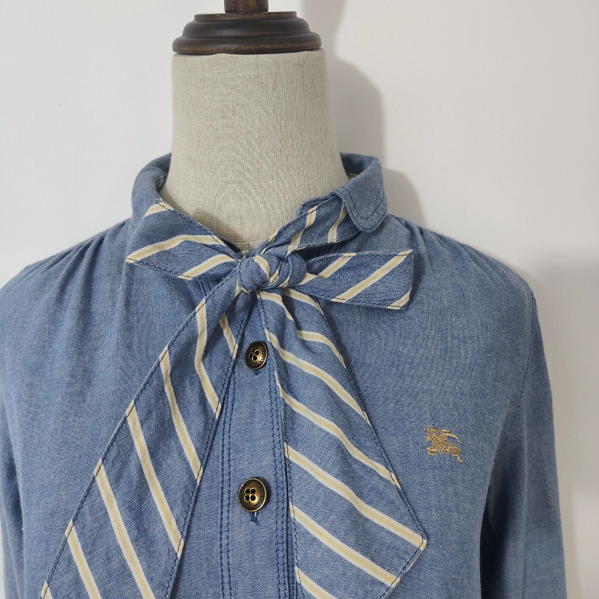 Burberry Burberry Vintage Shirt Dress Size US S / EU 44-46 / 1 - 3 Thumbnail
