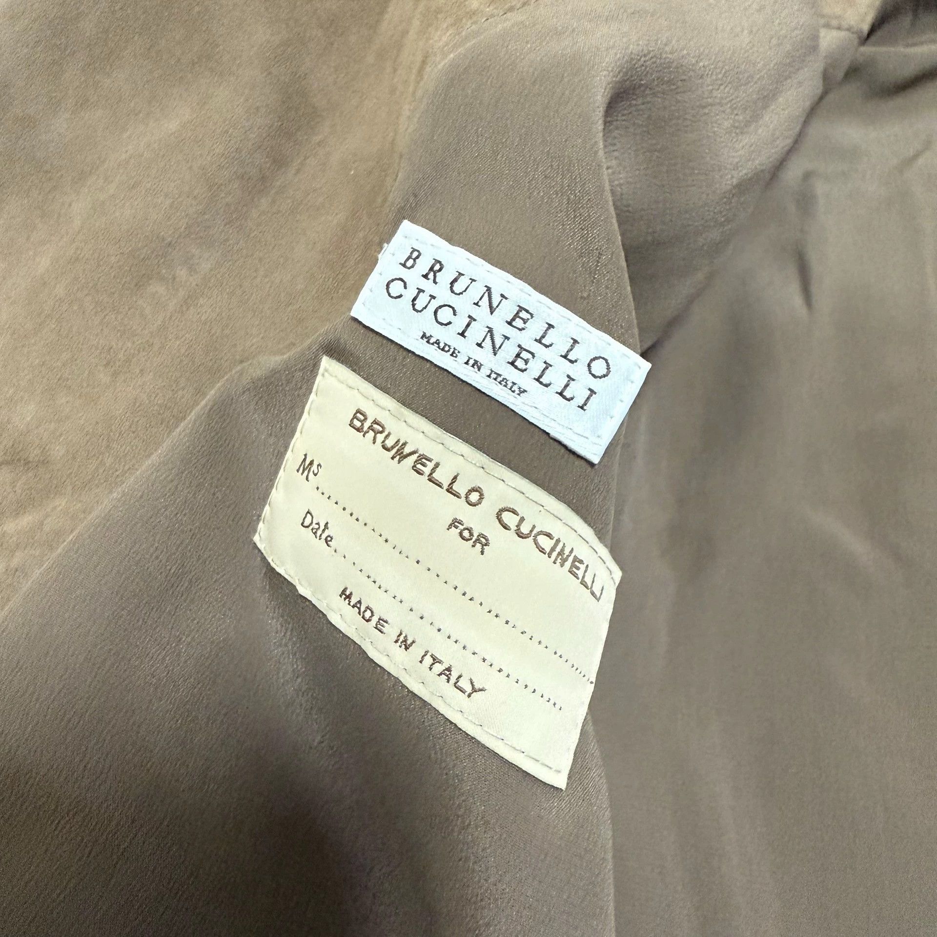 Brunello Cucinelli Brunello Cucinelli Suede Leather Jacket Size US M / EU 48-50 / 2 - 4 Thumbnail