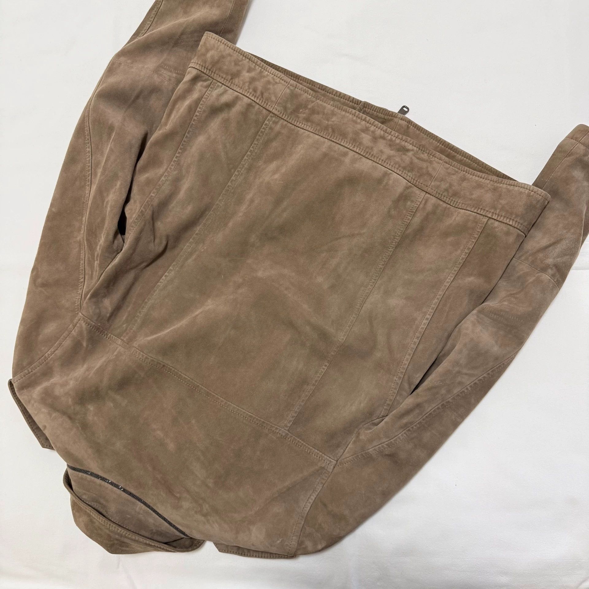 Brunello Cucinelli Brunello Cucinelli Suede Leather Jacket Size US M / EU 48-50 / 2 - 6 Thumbnail