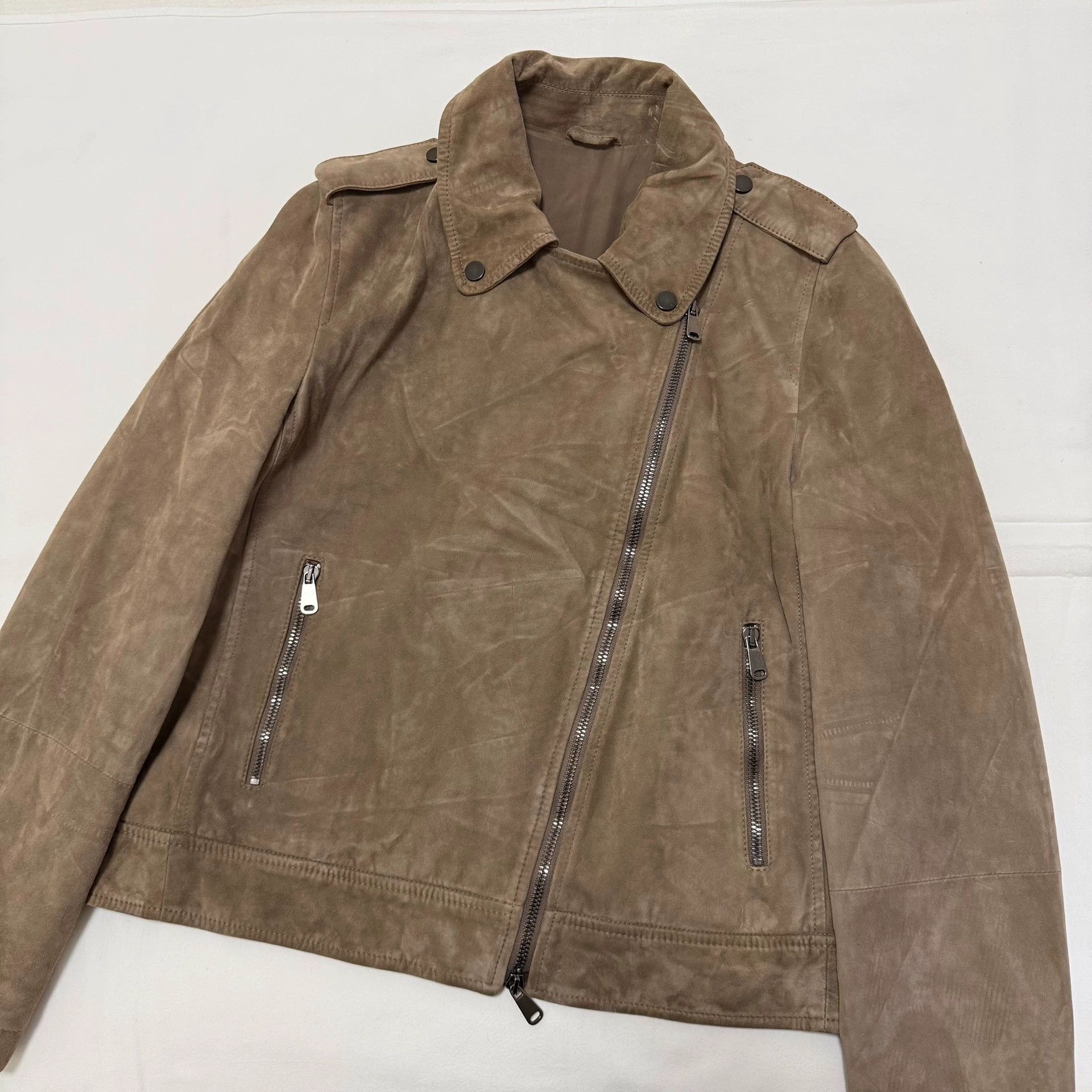Brunello Cucinelli Brunello Cucinelli Suede Leather Jacket Size US M / EU 48-50 / 2 - 5 Thumbnail