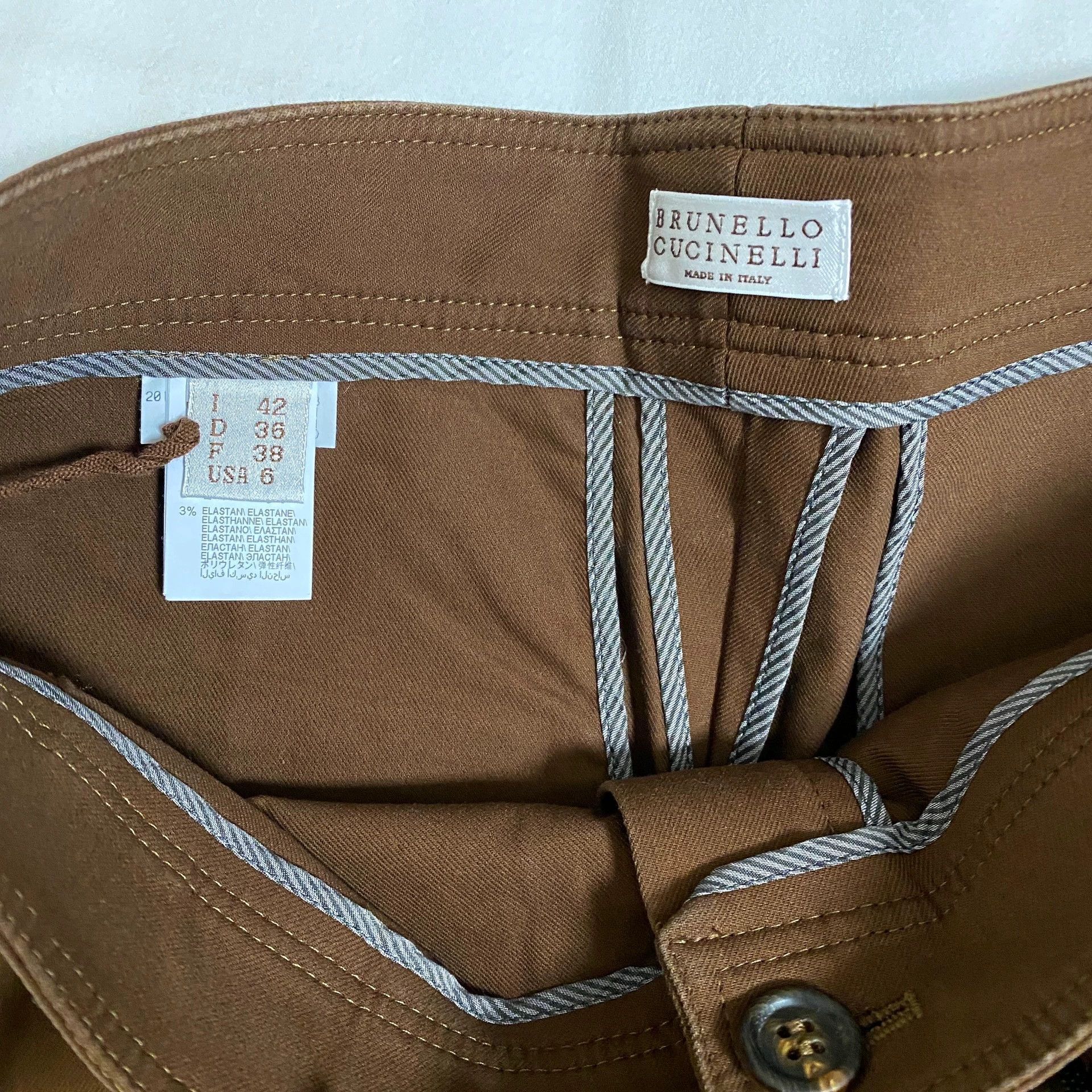 Brunello Cucinelli Brunello Cucinelli Straight Casual Pants Size US 29 - 2 Thumbnail