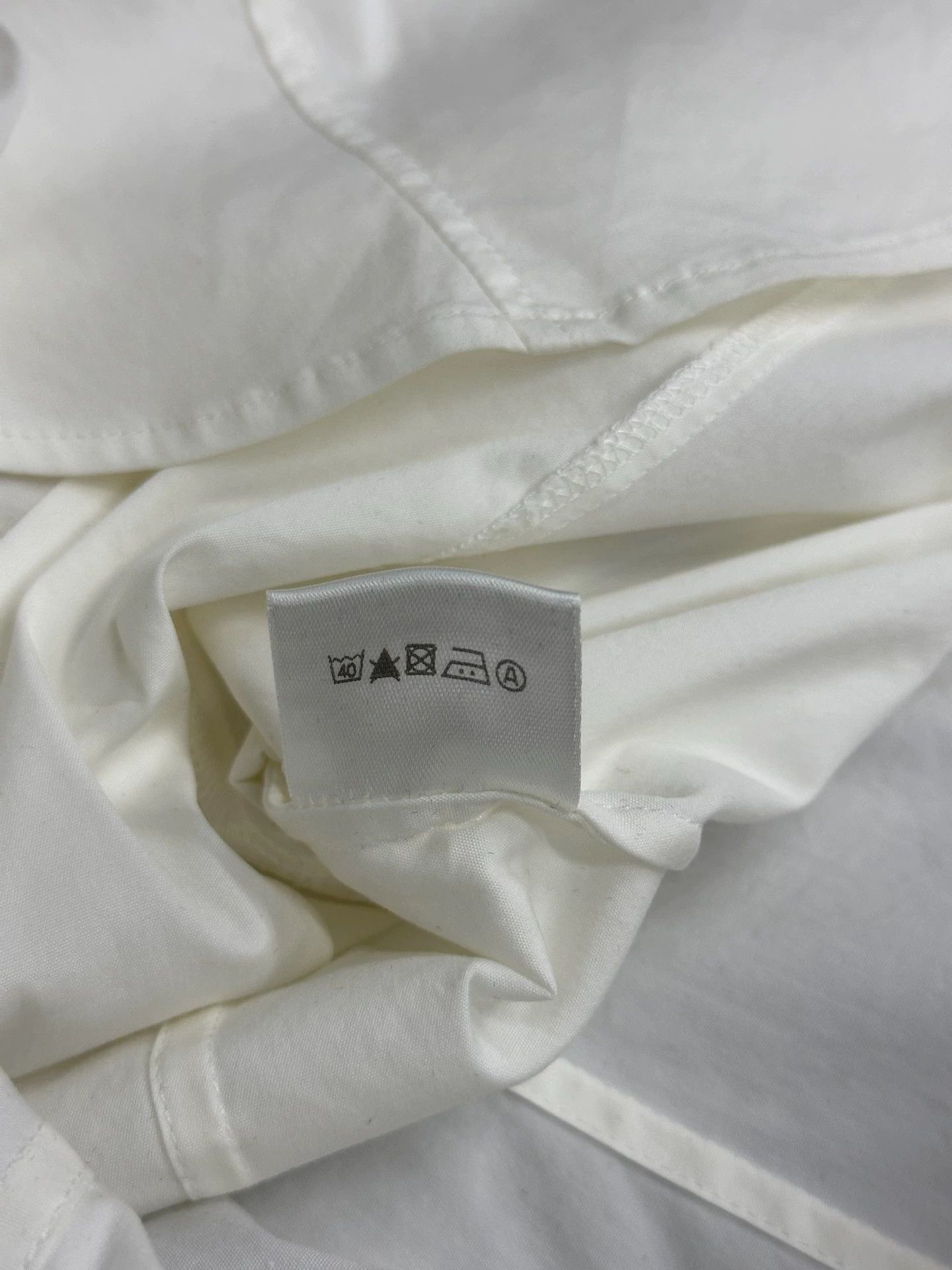 Loro Piana Loro Piana White Collared Long Sleeve Shirt Size US M / EU 48-50 / 2 - 6 Thumbnail