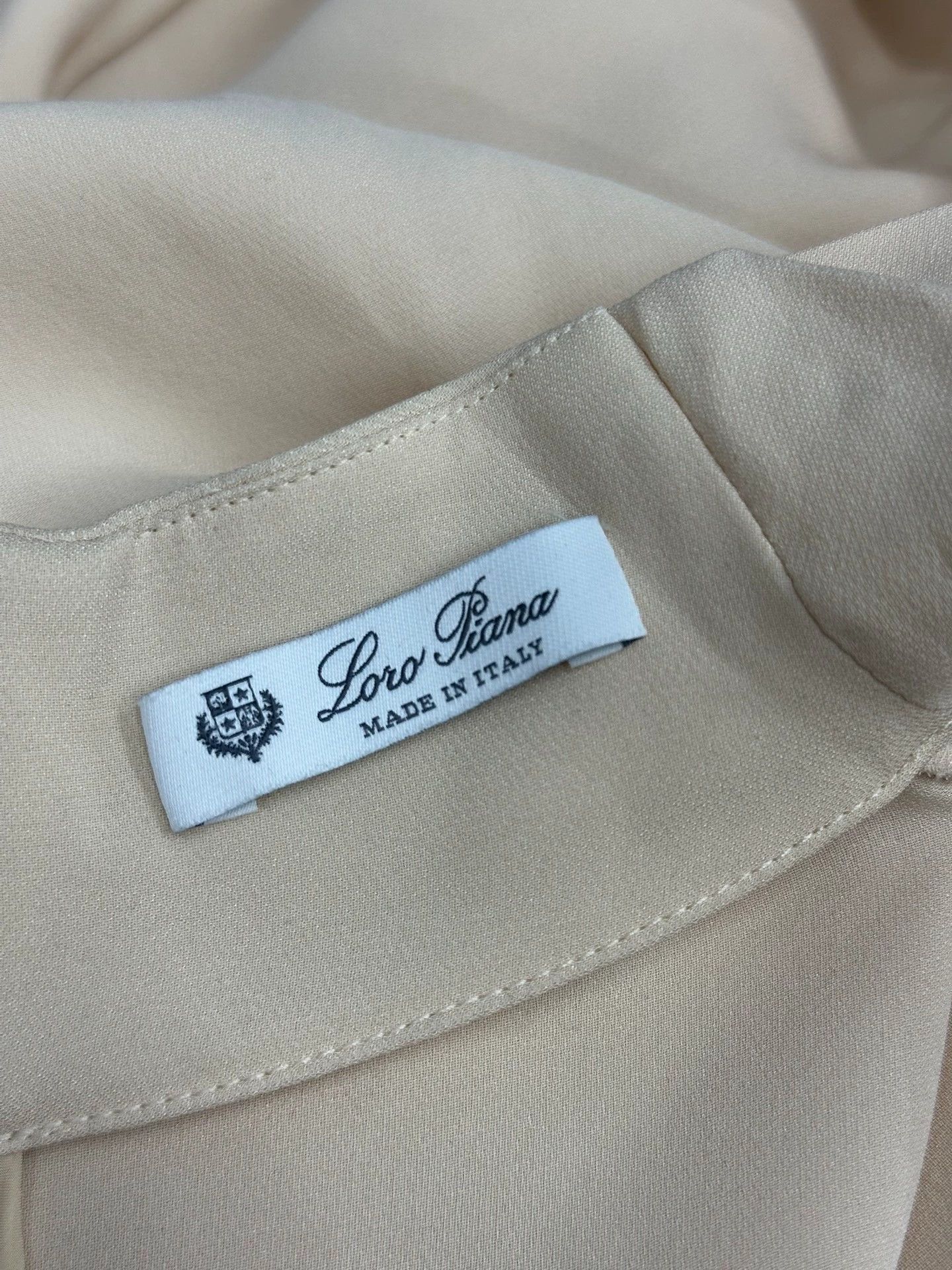 Loro Piana Loro Piana Silk High Neck Blouse Size US M / EU 48-50 / 2 - 4 Thumbnail