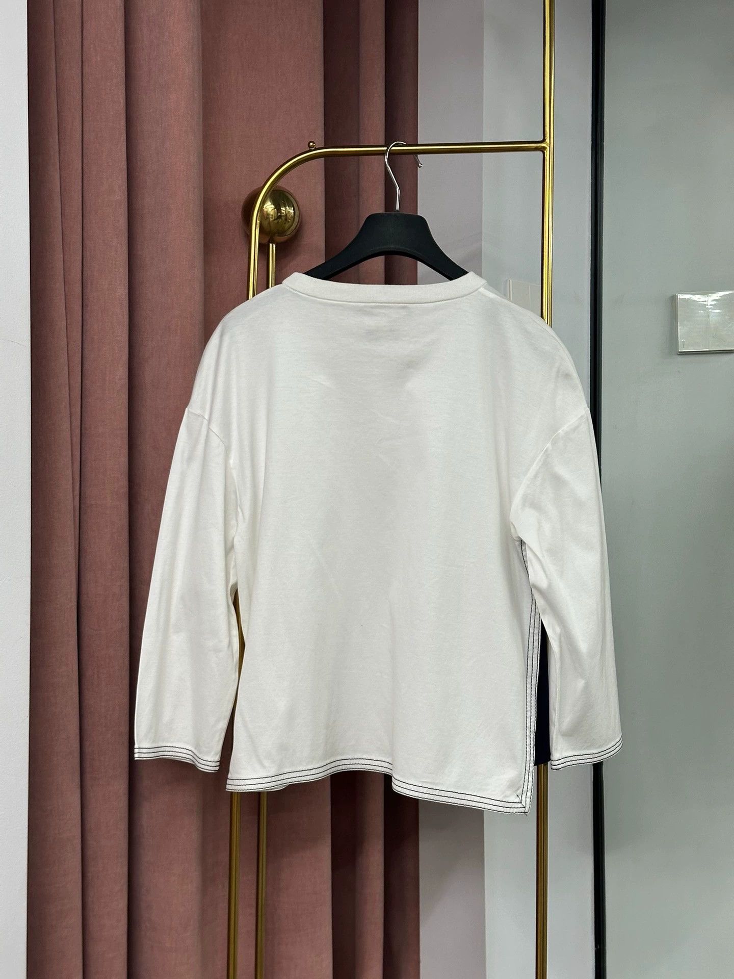 Loro Piana Loro Piana White Crewneck Top Size US M / EU 48-50 / 2 - 3 Thumbnail