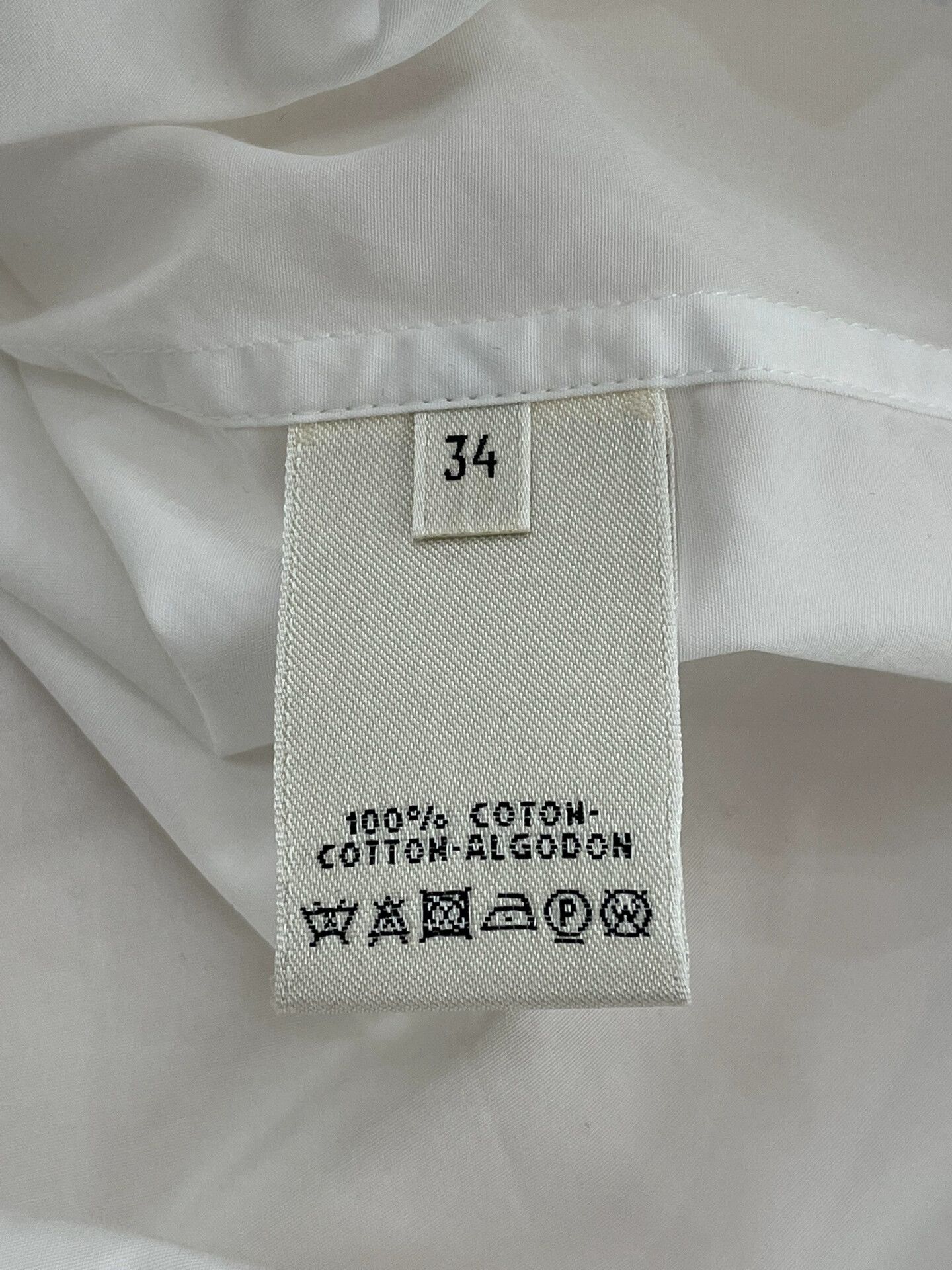 Hermes Hermes White Zip Shirt Jacket Size US S / EU 44-46 / 1 - 5 Thumbnail