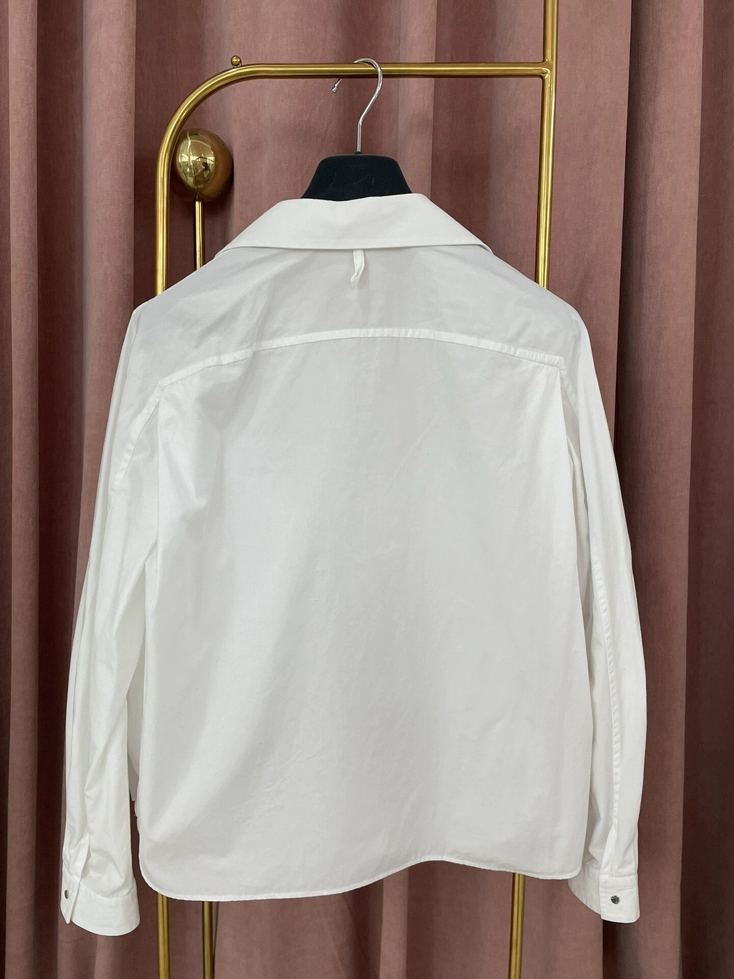 Hermes Hermes White Zip Shirt Jacket Size US S / EU 44-46 / 1 - 3 Thumbnail