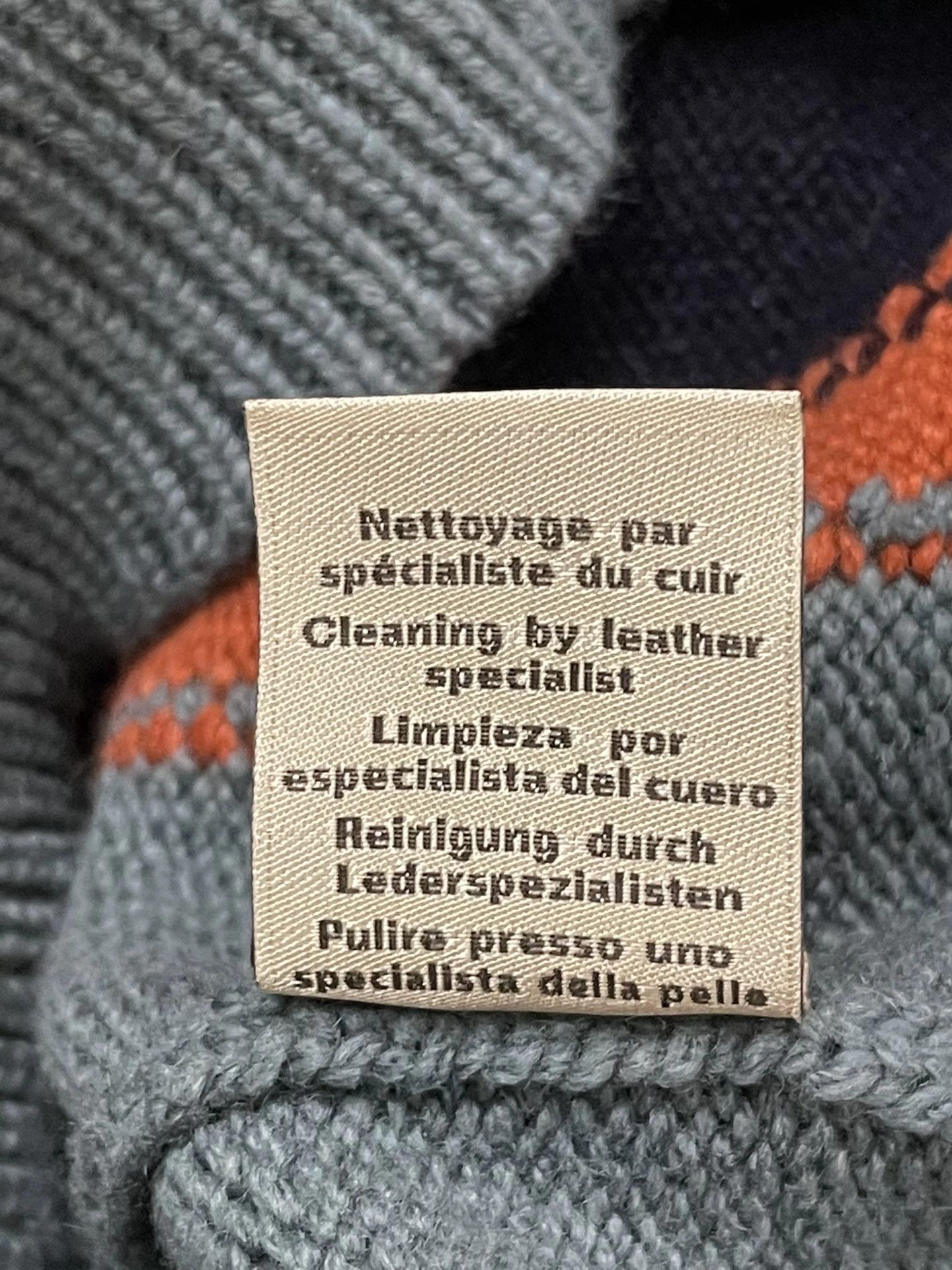 Hermes Hermes Blue Colorblock Cashmere Sweater Size US M / EU 48-50 / 2 - 6 Thumbnail