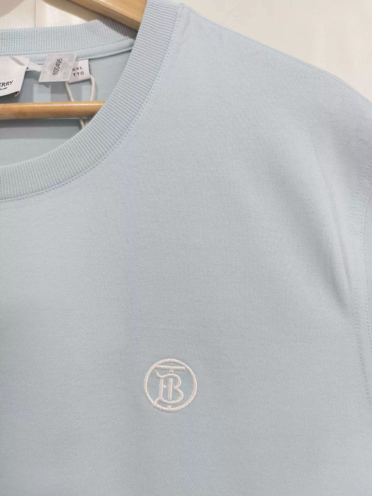 Burberry Burberry Round Neck Embroidered T-shirt Size US XXL / EU 58 / 5 - 5 Thumbnail