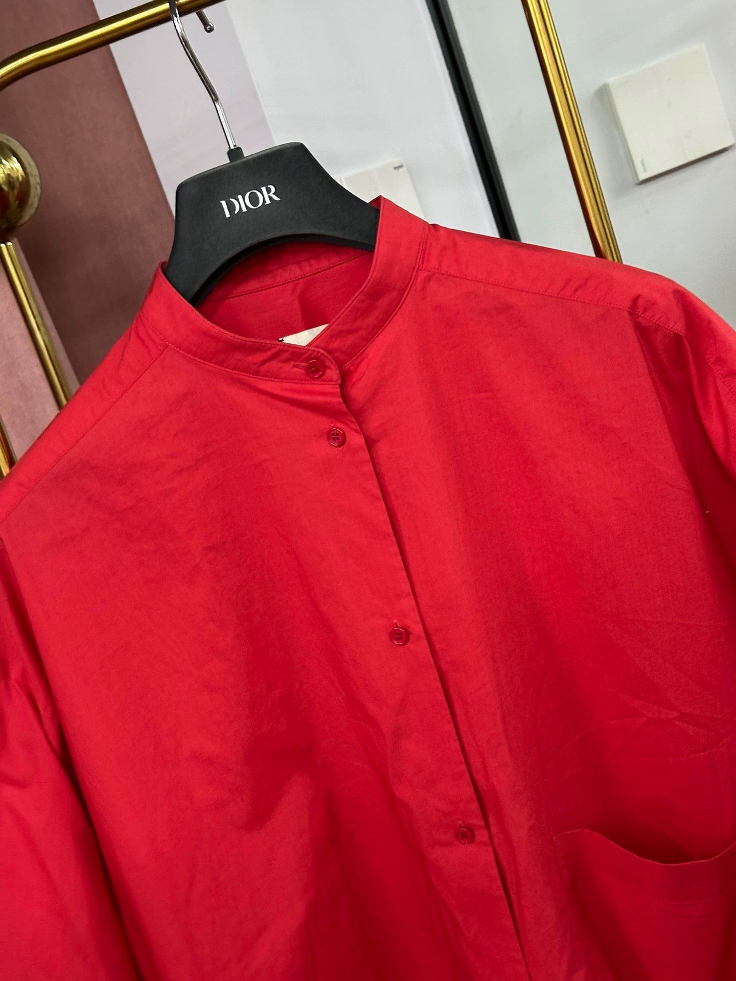 Hermes Hermes Red Shirt Top Size 36 Size US S / EU 44-46 / 1 - 2 Thumbnail