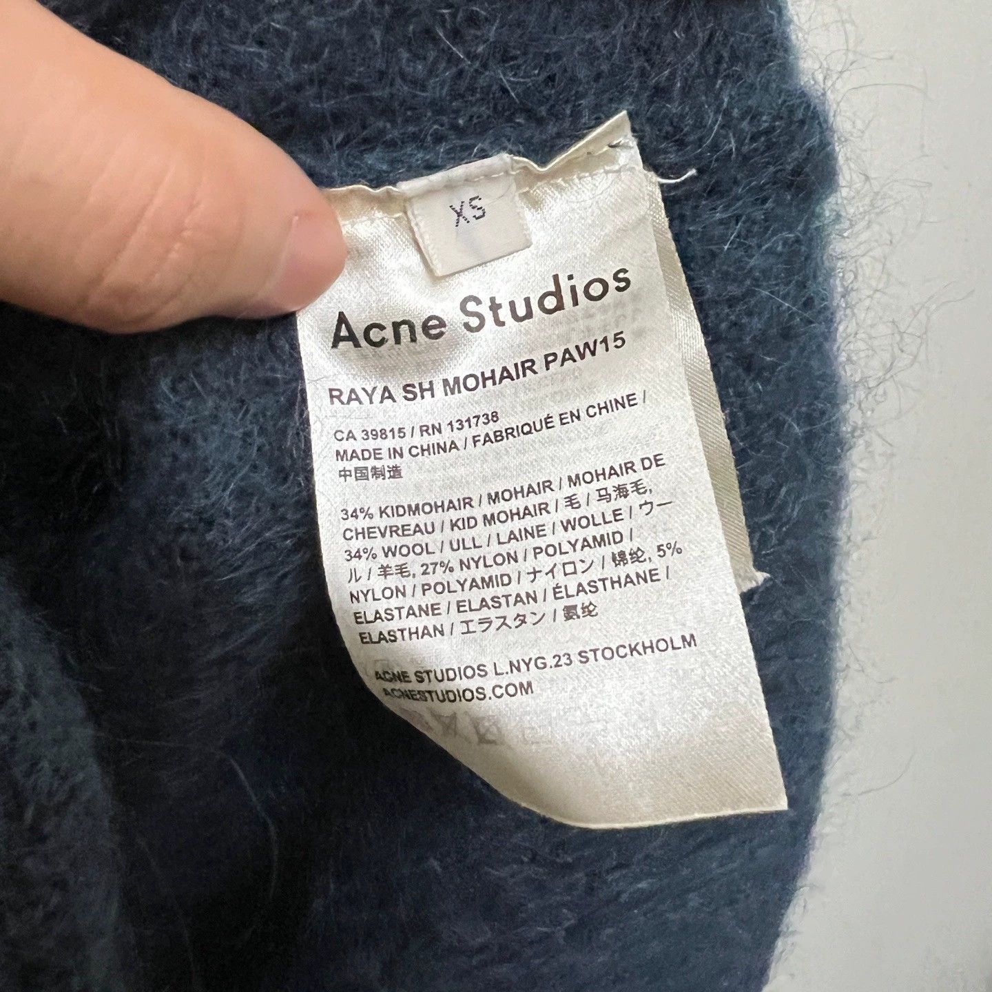 Acne Studios Acne Studios Wool Mohair Long Cardigan XS Size US XS / EU 42 / 0 - 5 Thumbnail