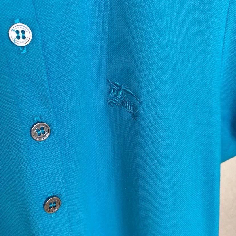 Burberry Burberry Blue Polo Shirt L Size US L / EU 52-54 / 3 - 5 Thumbnail