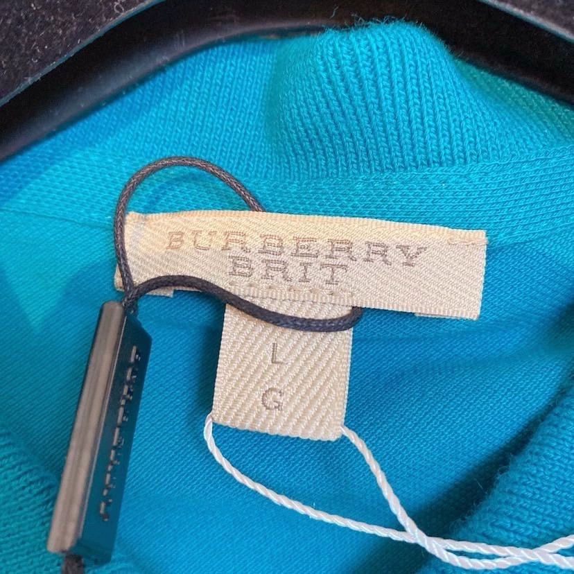 Burberry Burberry Blue Polo Shirt L Size US L / EU 52-54 / 3 - 6 Thumbnail
