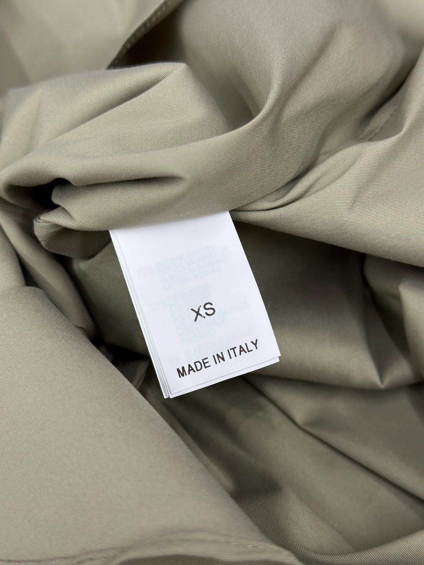 Brunello Cucinelli Brunello Cucinelli Green Beaded Collar Shirt Size US XS / EU 42 / 0 - 5 Thumbnail