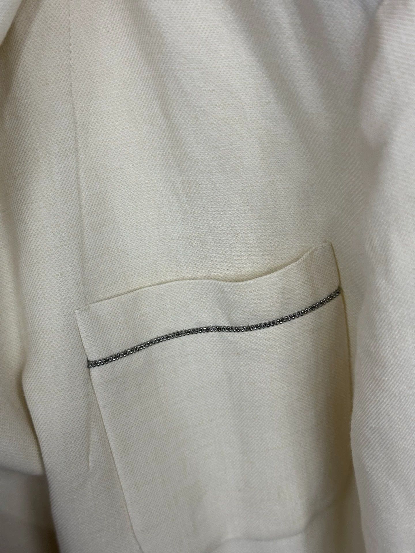 Brunello Cucinelli Brunello Cucinelli Beige Blazer Jacket Size US S / EU 44-46 / 1 - 3 Thumbnail