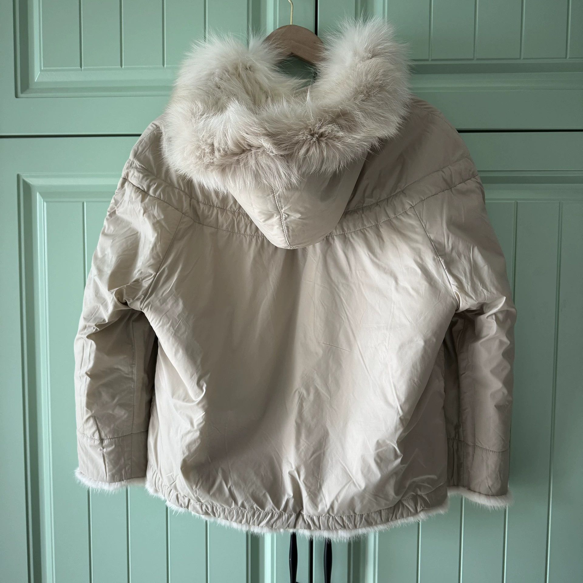 Brunello Cucinelli Brunello Cucinelli Beige Mink Coat Size US M / EU 48-50 / 2 - 7 Thumbnail