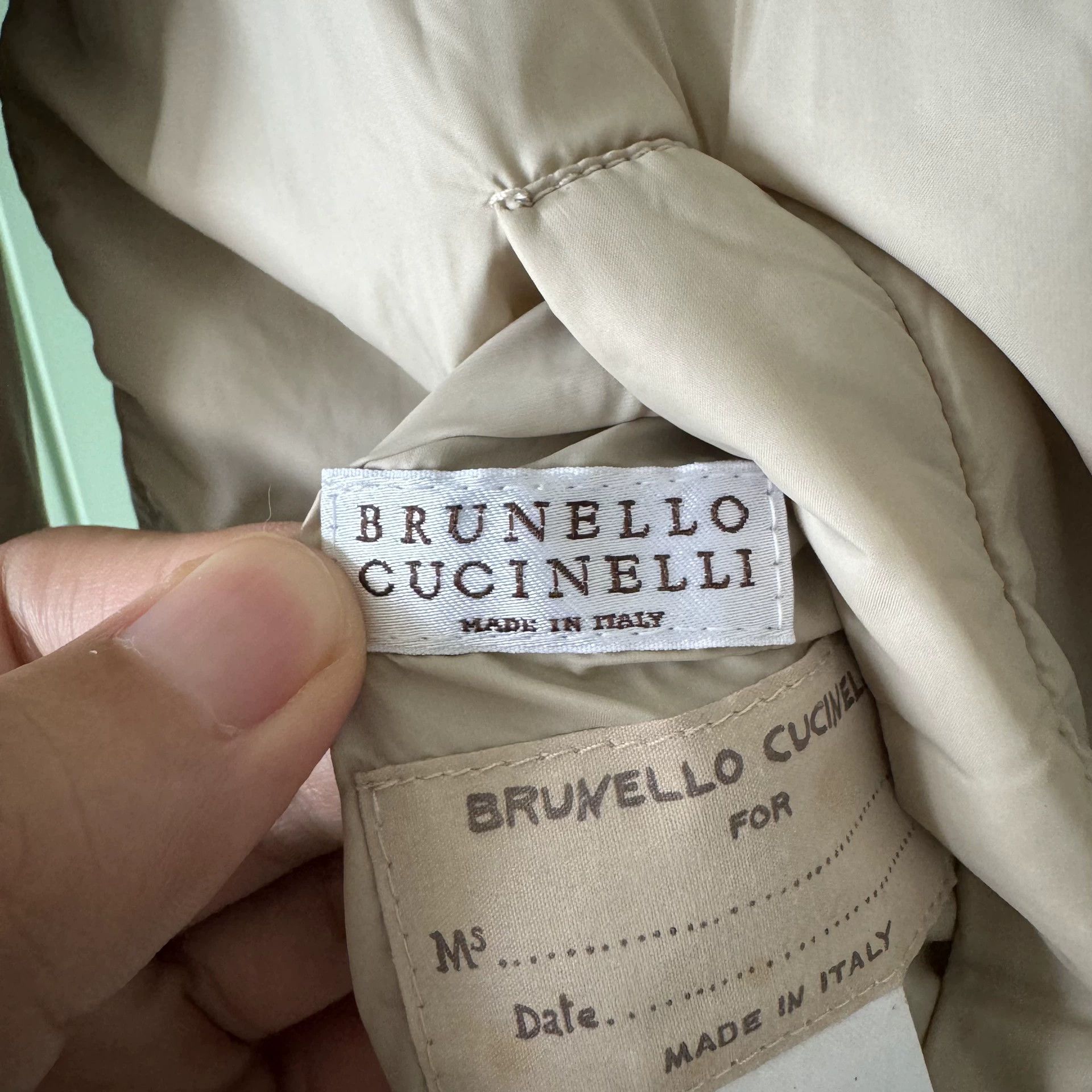Brunello Cucinelli Brunello Cucinelli Beige Mink Coat Size US M / EU 48-50 / 2 - 3 Thumbnail
