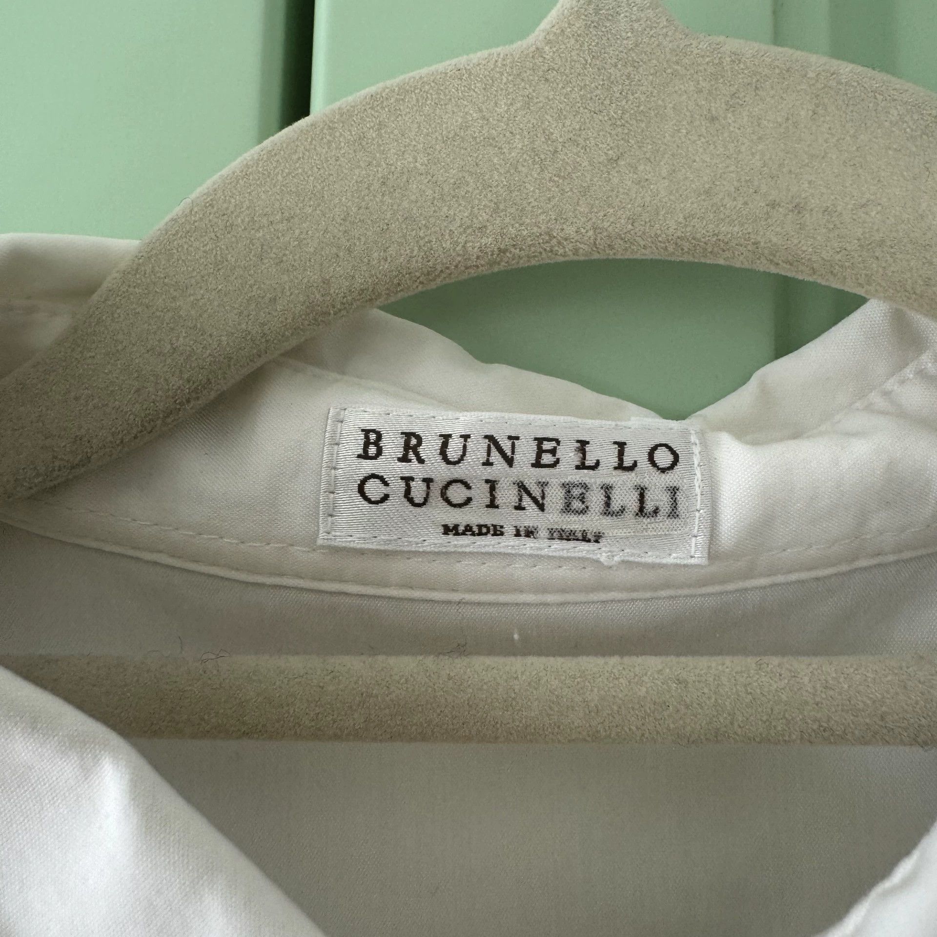 Brunello Cucinelli Brunello Cucinelli White Shirt M Size US M / EU 48-50 / 2 - 7 Thumbnail