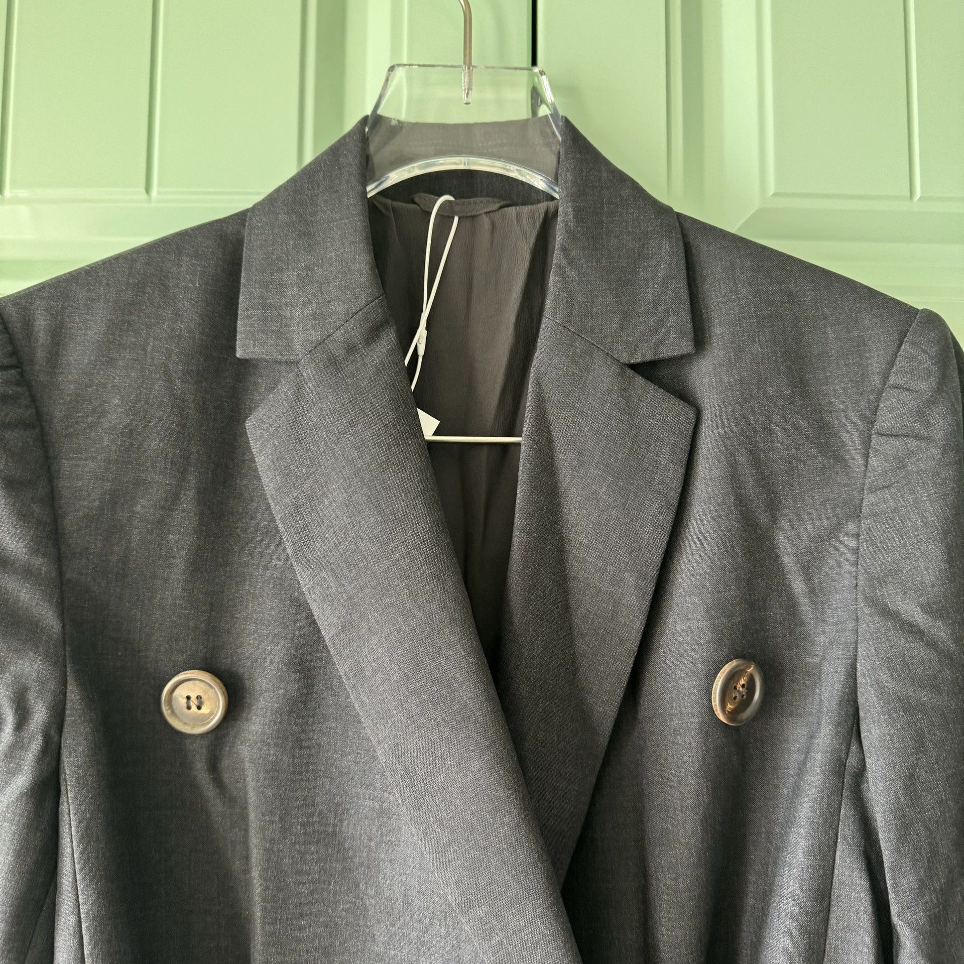 Brunello Cucinelli Brunello Cucinelli Gray Wool Blazer Size US S / EU 44-46 / 1 - 6 Thumbnail