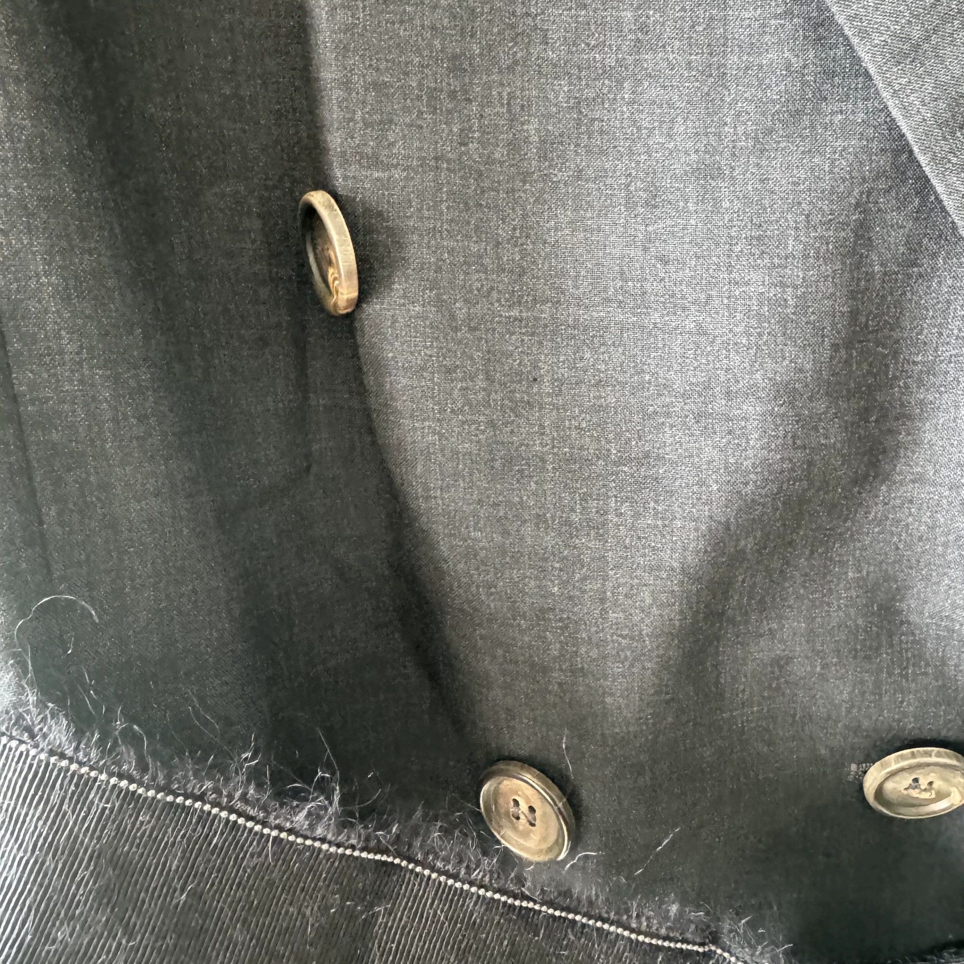 Brunello Cucinelli Brunello Cucinelli Gray Wool Blazer Size US S / EU 44-46 / 1 - 8 Thumbnail