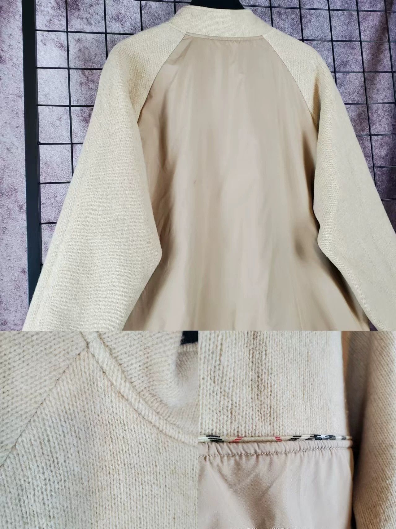 Burberry Vintage Burberry Double-Sided Cashmere Sweater Size US M / EU 48-50 / 2 - 8 Thumbnail