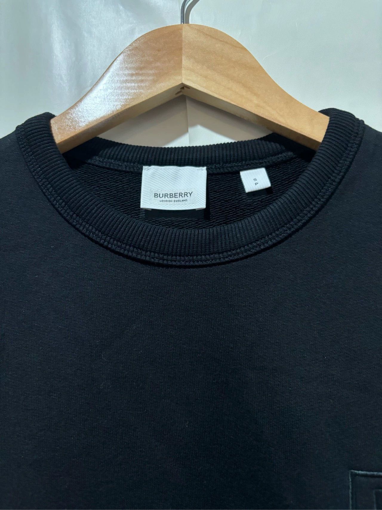 Burberry Burberry Black Crewneck Embroidered Sweatshirt S Size US S / EU 44-46 / 1 - 4 Thumbnail
