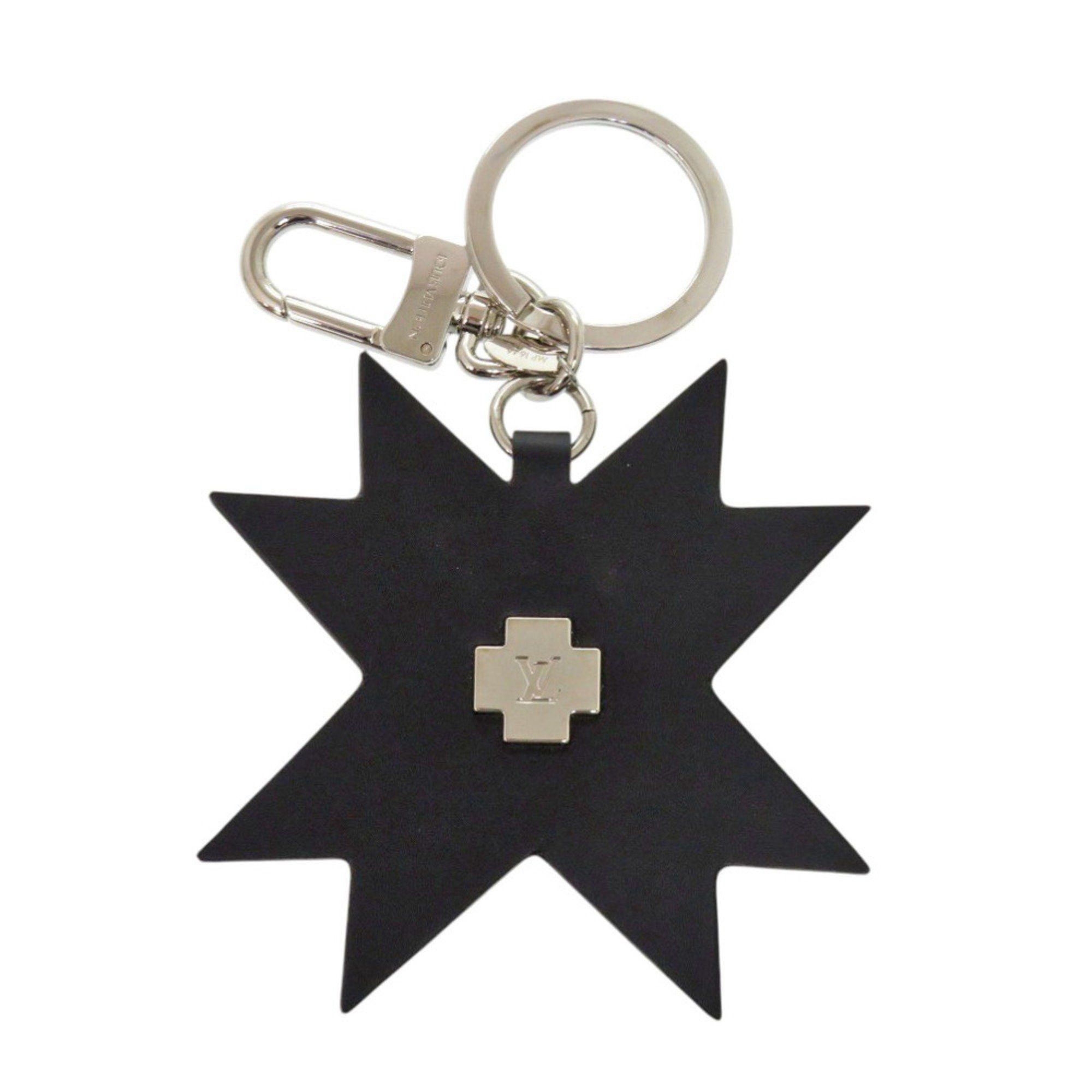 Louis Vuitton Louis Vuitton MP1646 Leather Plastic Beige Black Keychain 0075 LOUIS VUITTON Size ONE SIZE - 3 Thumbnail