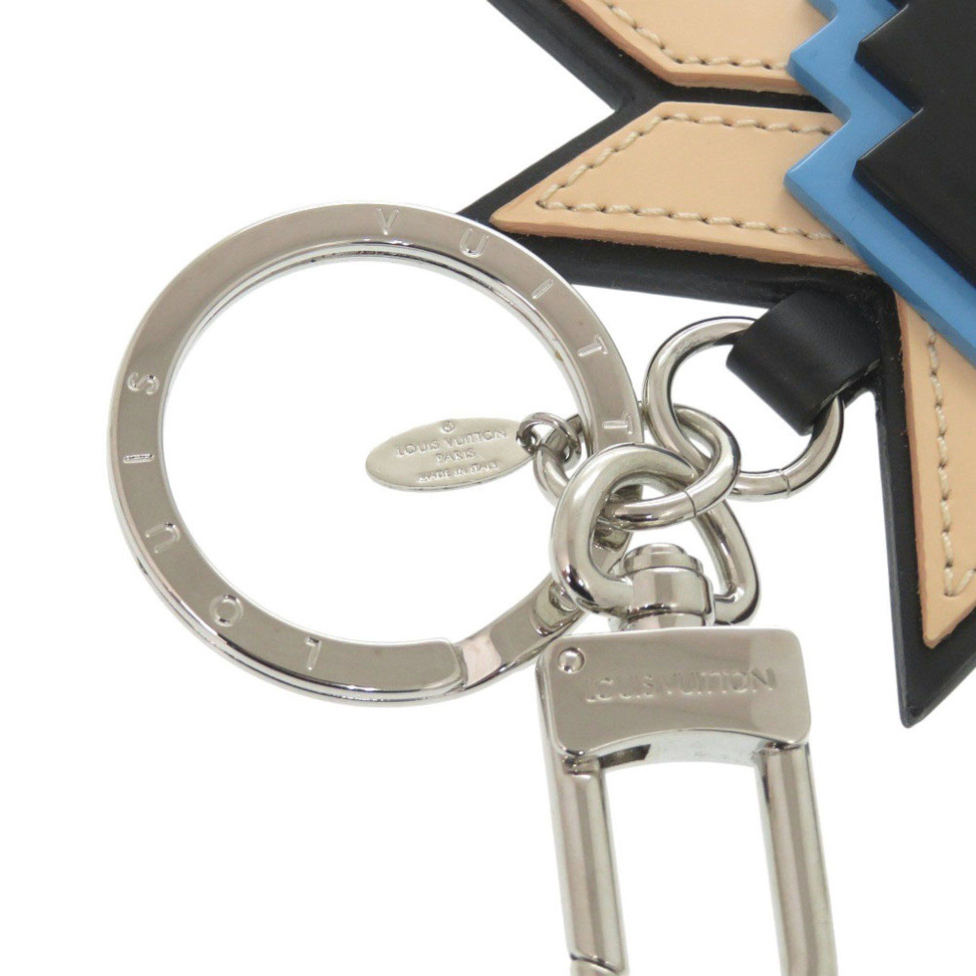 Louis Vuitton Louis Vuitton MP1646 Leather Plastic Beige Black Keychain 0075 LOUIS VUITTON Size ONE SIZE - 6 Thumbnail
