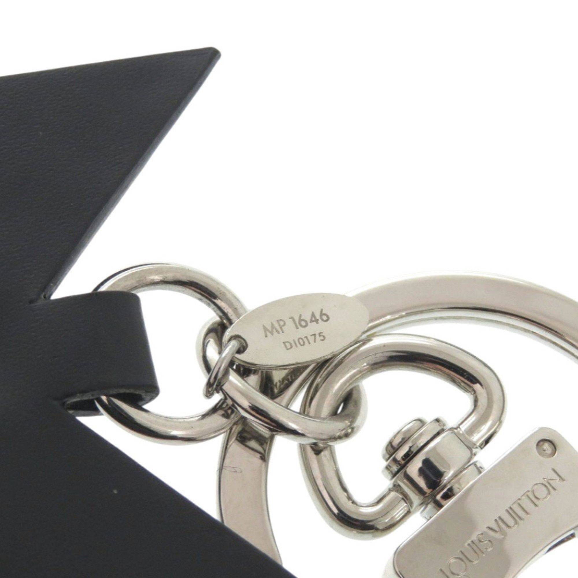 Louis Vuitton Louis Vuitton MP1646 Leather Plastic Beige Black Keychain 0075 LOUIS VUITTON Size ONE SIZE - 7 Thumbnail