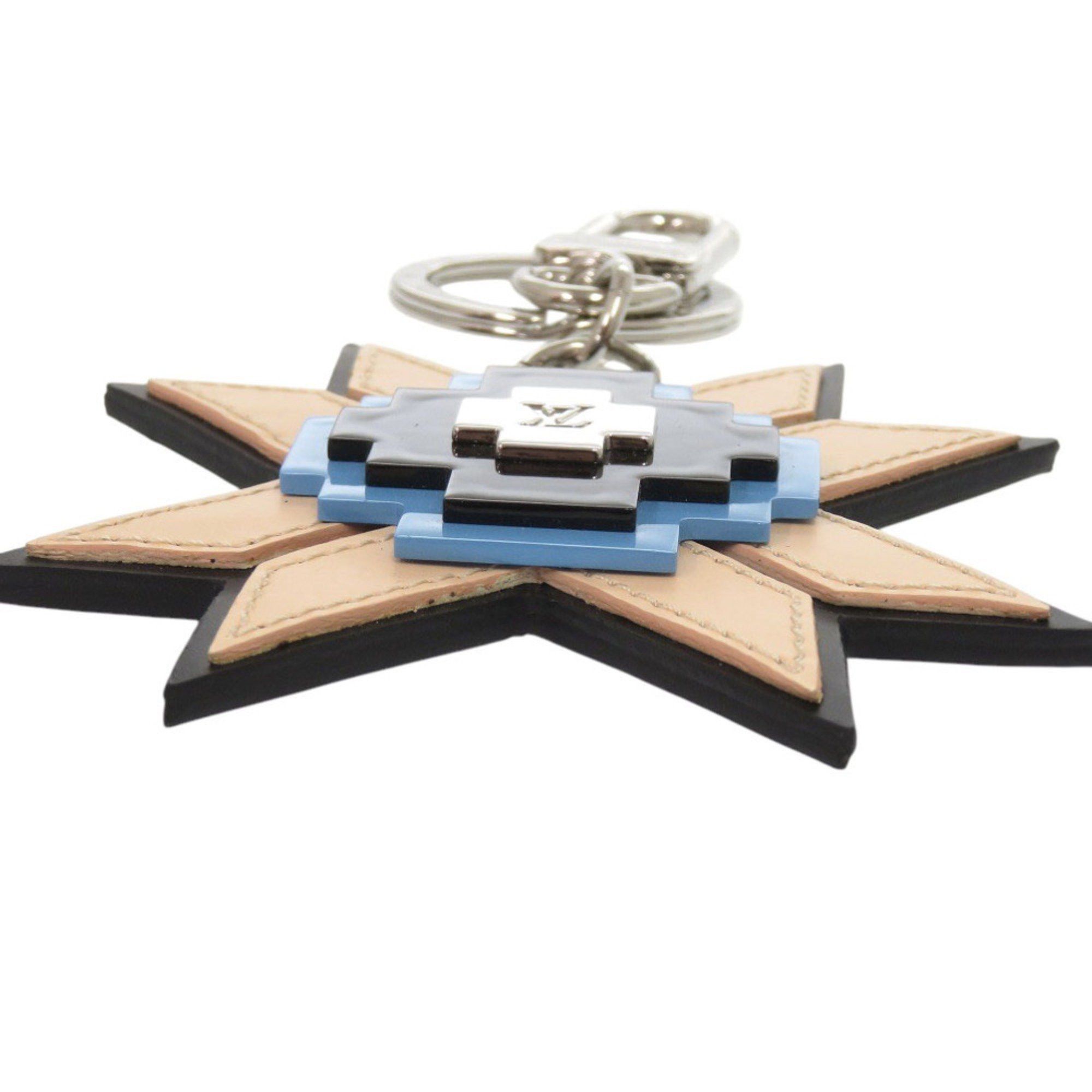 Louis Vuitton Louis Vuitton MP1646 Leather Plastic Beige Black Keychain 0075 LOUIS VUITTON Size ONE SIZE - 4 Thumbnail