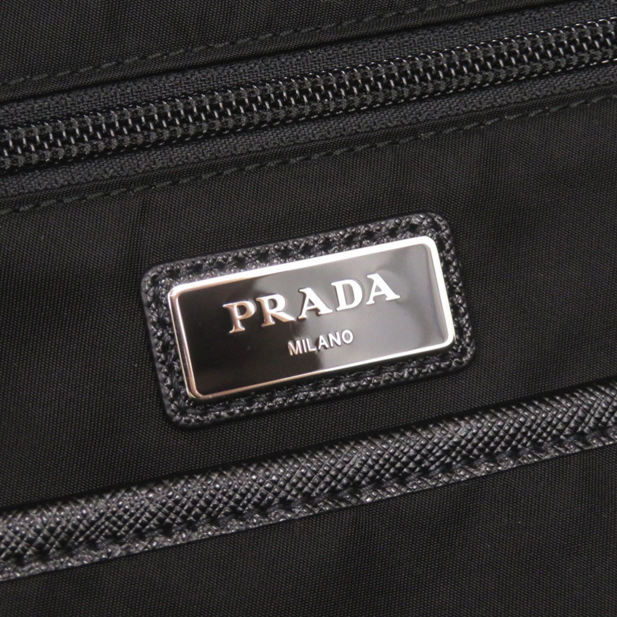 Prada Like new Prada nylon black backpack/daypack, black, 1213 PRADA Size ONE SIZE - 8 Thumbnail