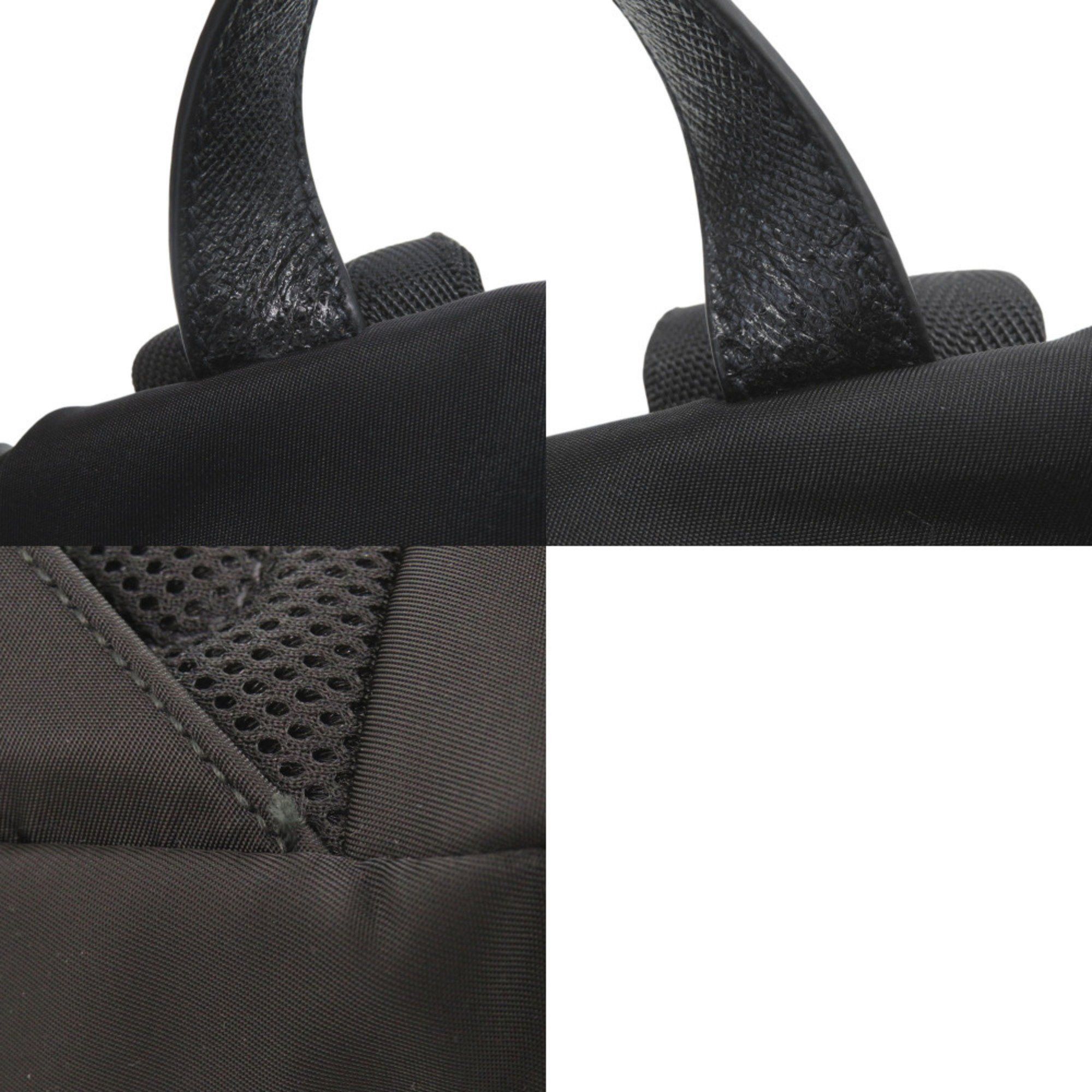 Prada Like new Prada nylon black backpack/daypack, black, 1213 PRADA Size ONE SIZE - 10 Thumbnail
