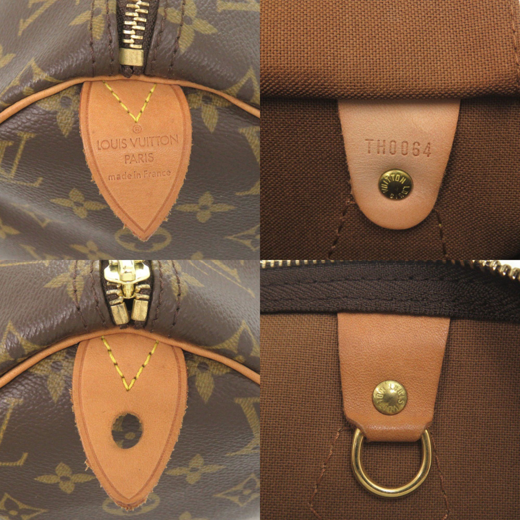 Louis Vuitton Louis Vuitton Speedy 40 Monogram M41522 Brown Handbag 0225 LOUIS VUITTON Size ONE SIZE - 8 Thumbnail