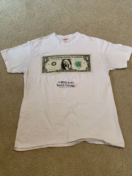 Supreme Supreme Dollar Tee MEDIUM USED | Grailed