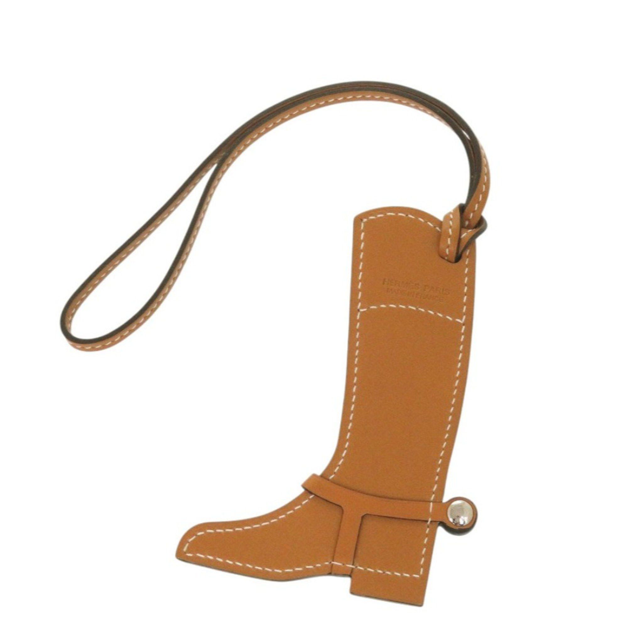 Hermes Like new Hermes Paddock Boots bag charm, Swift leather, gold keychain 0067 HERMES Size ONE SIZE - 2 Thumbnail