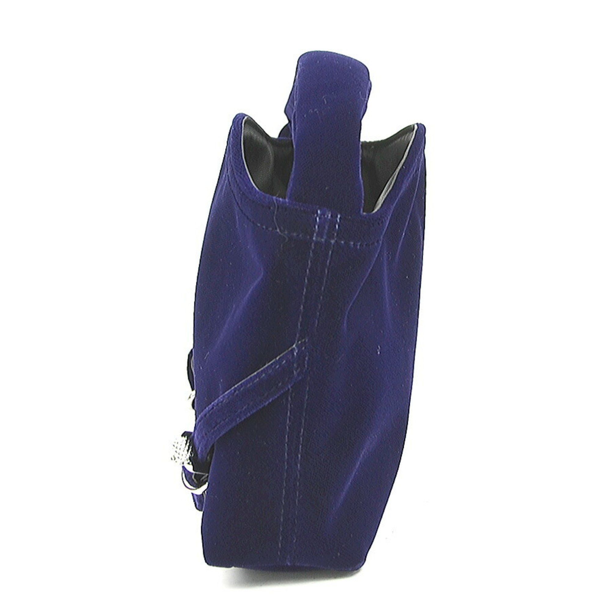 Givenchy Givenchy Nano Voile Velvet Handbag in Navy, Women's, h31679g Size ONE SIZE - 2 Thumbnail