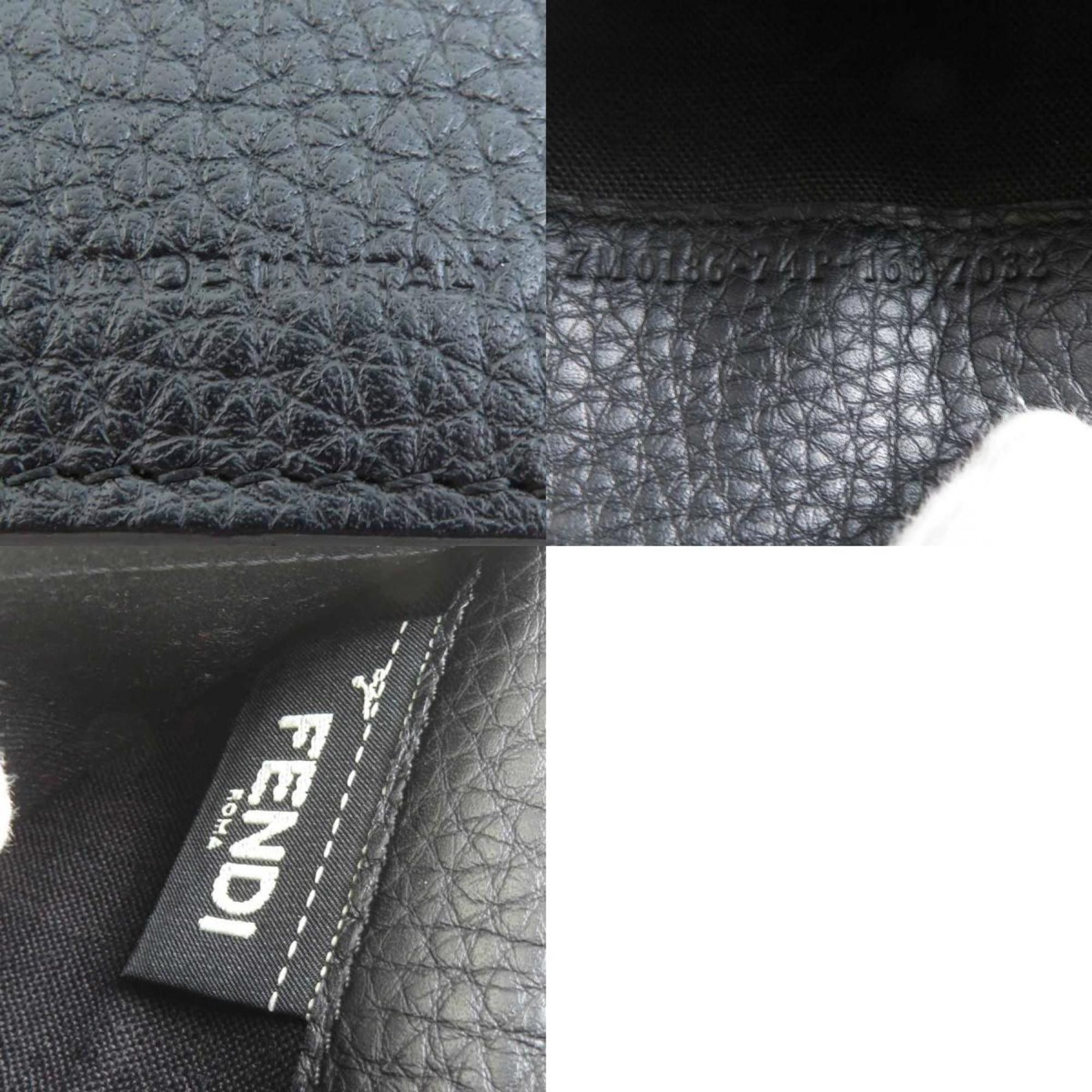 Fendi Fendi Bi-fold Long Wallet, Leather, Silver, Men's/Women's, 7M0186-74P, h31688a Size ONE SIZE - 5 Thumbnail
