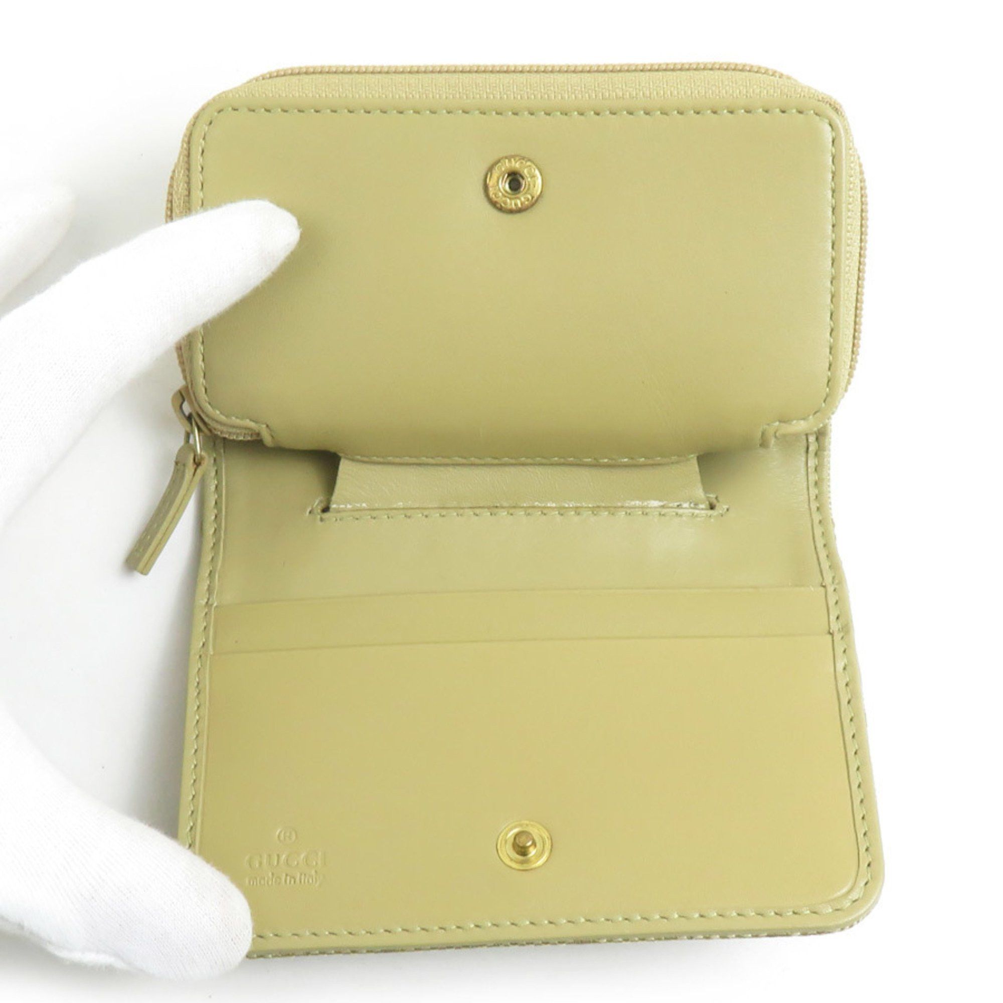 Gucci Gucci GG Canvas Key Case, Business Card Light Khaki, Men's/Women's, 90629 e61077a Size ONE SIZE - 3 Thumbnail